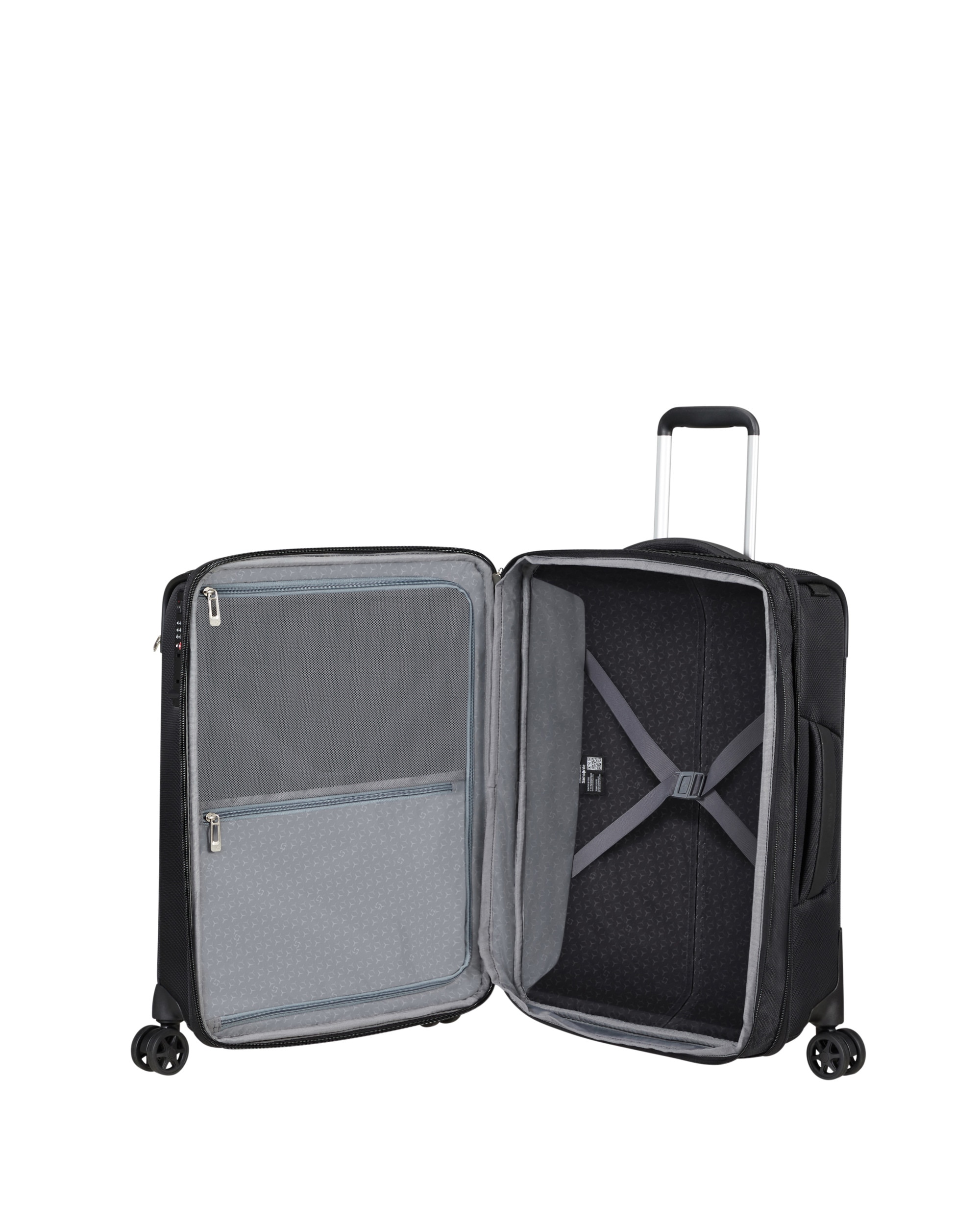Maleta de cabina expandible Respark blanda con capacidad hasta 49 L - Samsonite - Negro Negro-3