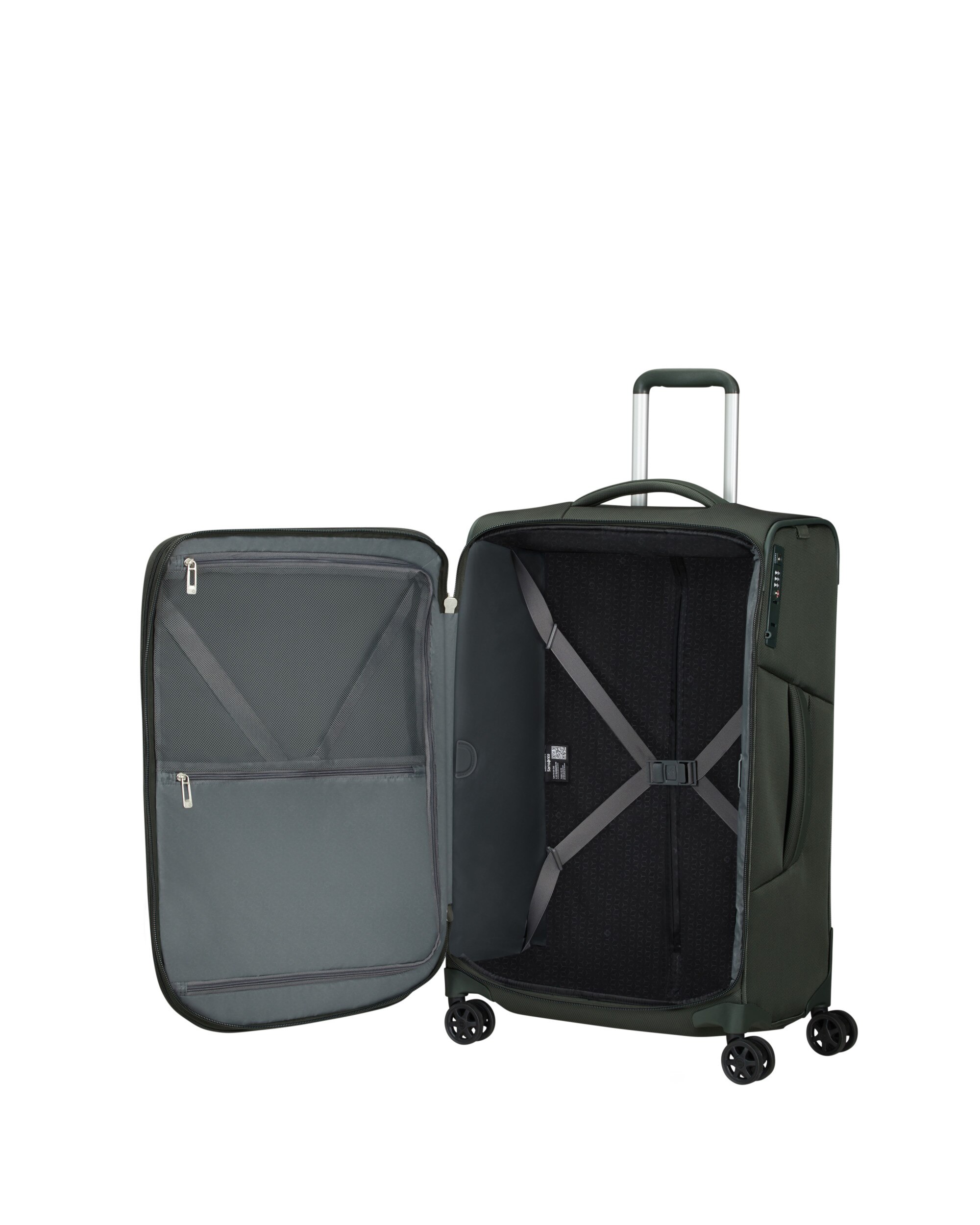 Imagen 3 de Maleta mediana expandible Respark blanda con capacidad hasta 92 L. - Samsonite - Verde oscuro Verde oscuro