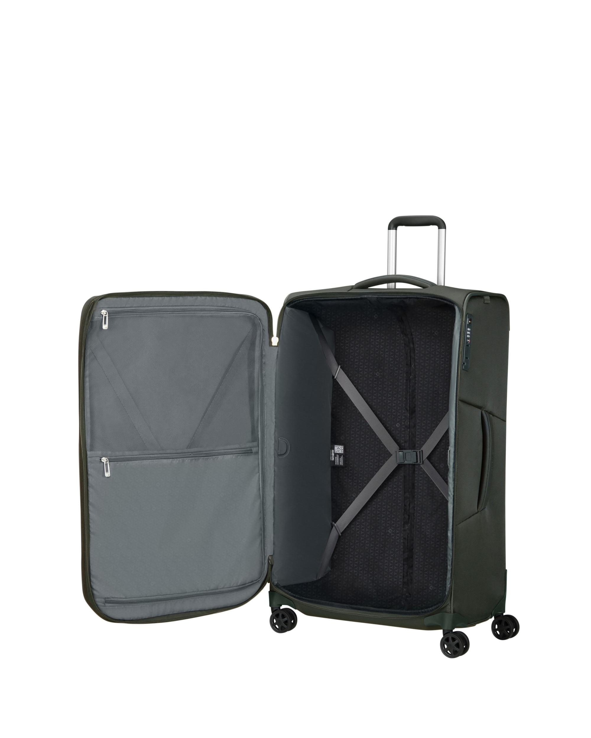 Imagen 3 de Maleta grande expandible Respark blanda con capacidad hasta 140 L. - Samsonite - Verde oscuro Verde oscuro