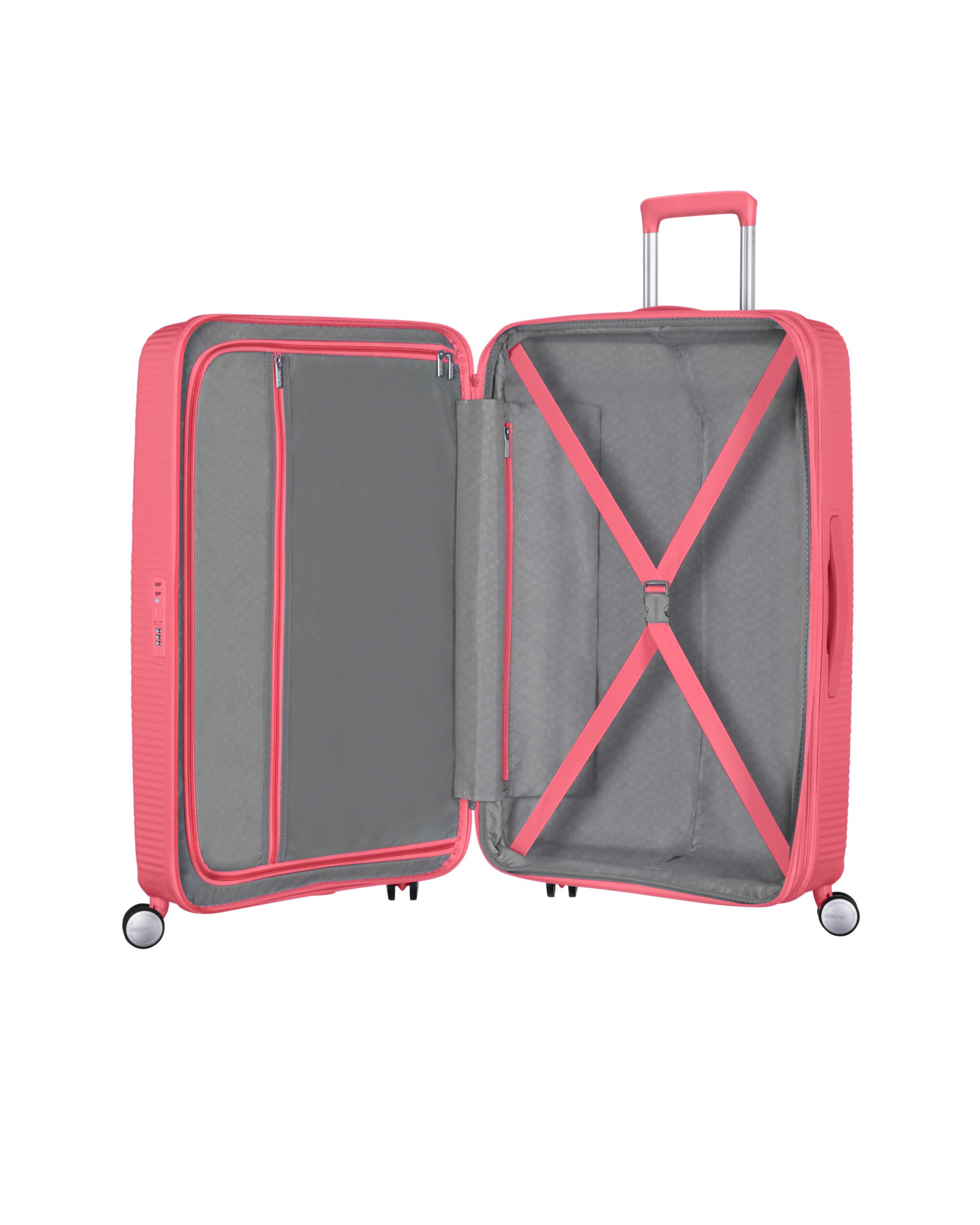 Maleta grande expandible SOUNDBOX rígida negra, con capacidad hasta 110L - American Tourister - Coral Coral-3