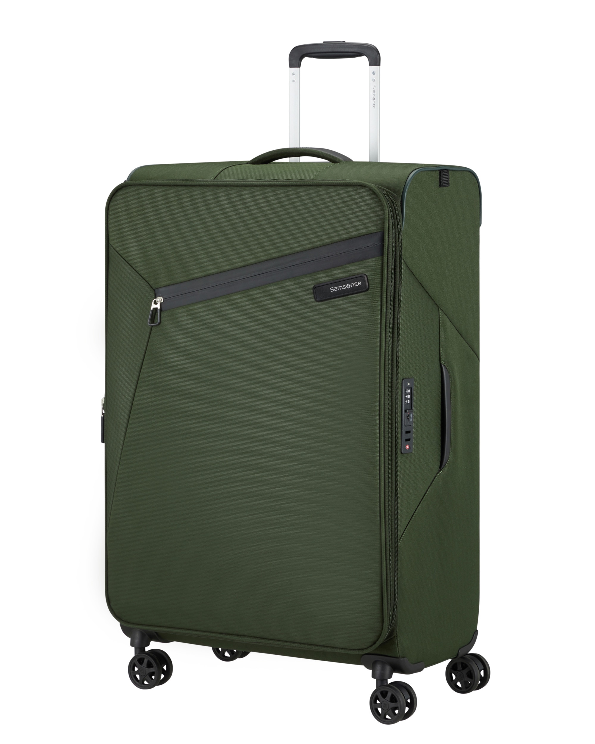 Imagen 0 de Maleta grande Litebeam blanda expandible con capacidad hasta 111 L Verde militar
