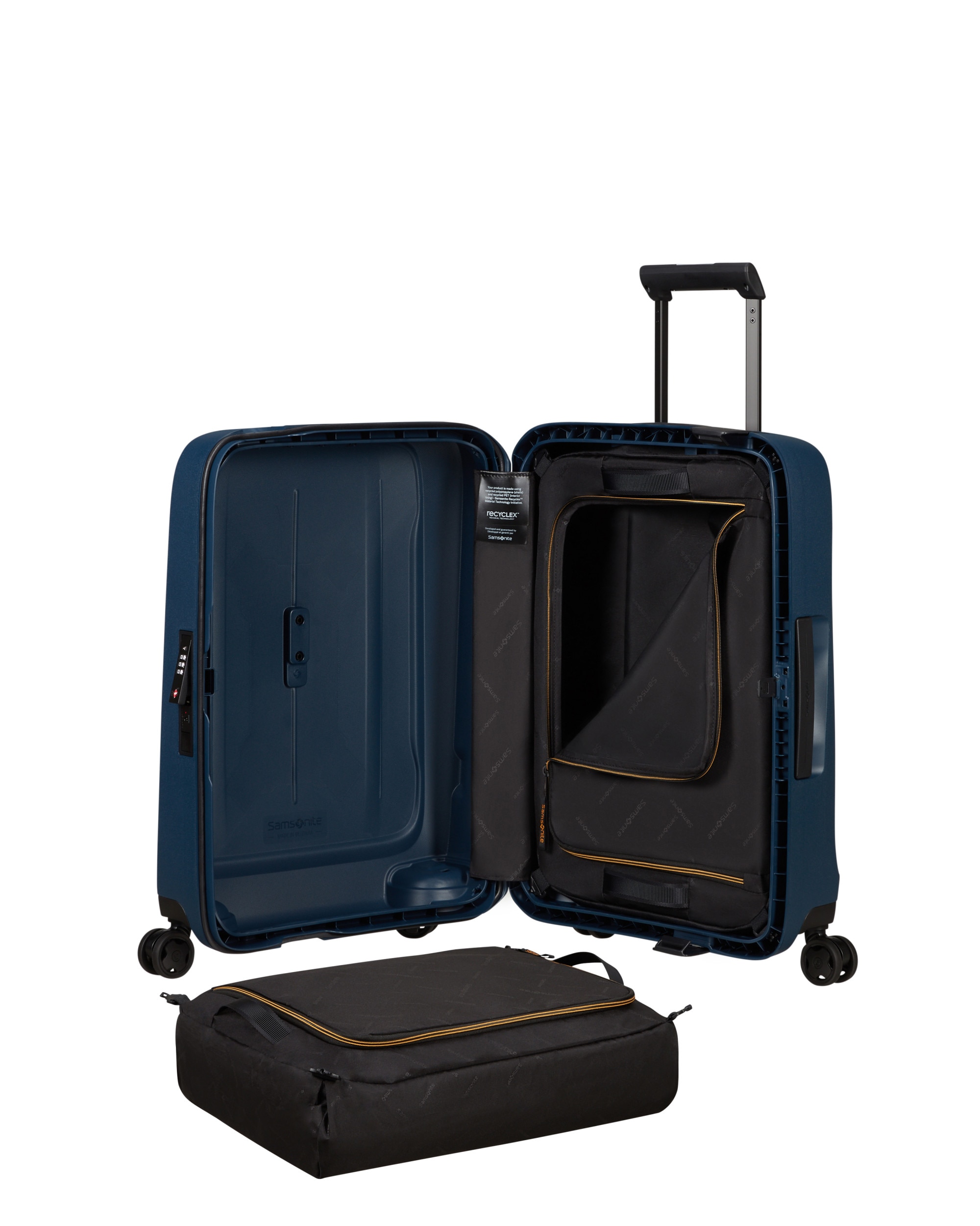 Maleta de cabina Essens 55/20 rígida con capacidad de 39 L - Samsonite - Azul índigo Azul índigo-3