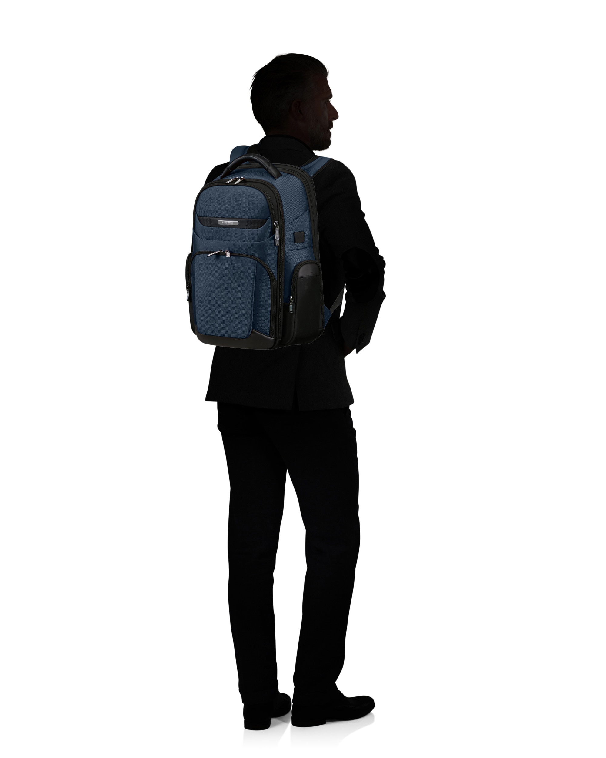 Mochila para portátil 156'' expandible pro-dlx 6 blanda con capacidad hasta 26 l - Samsonite - Azul oscuro Azul oscuro-3