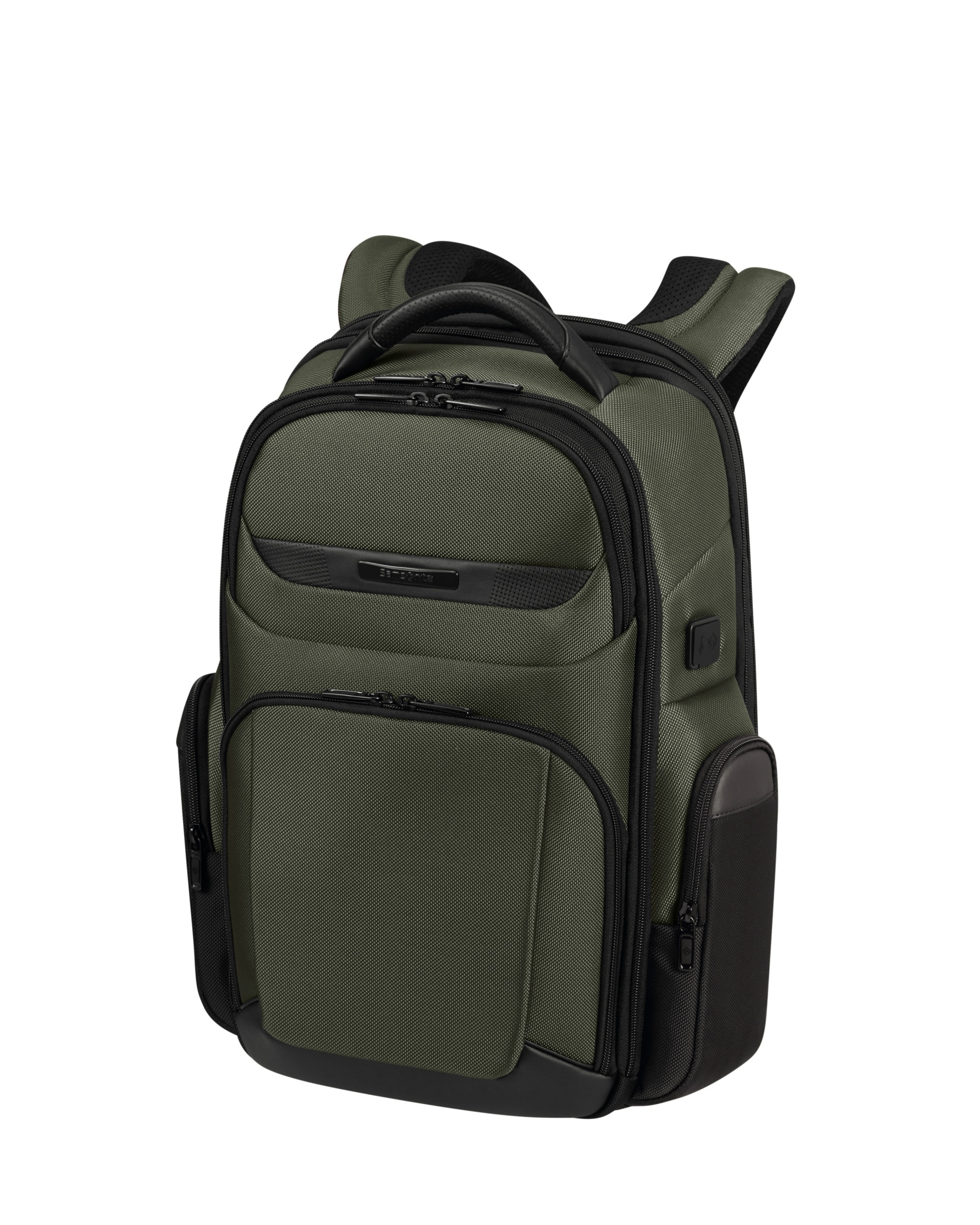 Mochila para portátil 156'' expandible pro-dlx 6 blanda con capacidad hasta 26 l - Samsonite - Verde Oliva Verde Oliva-1