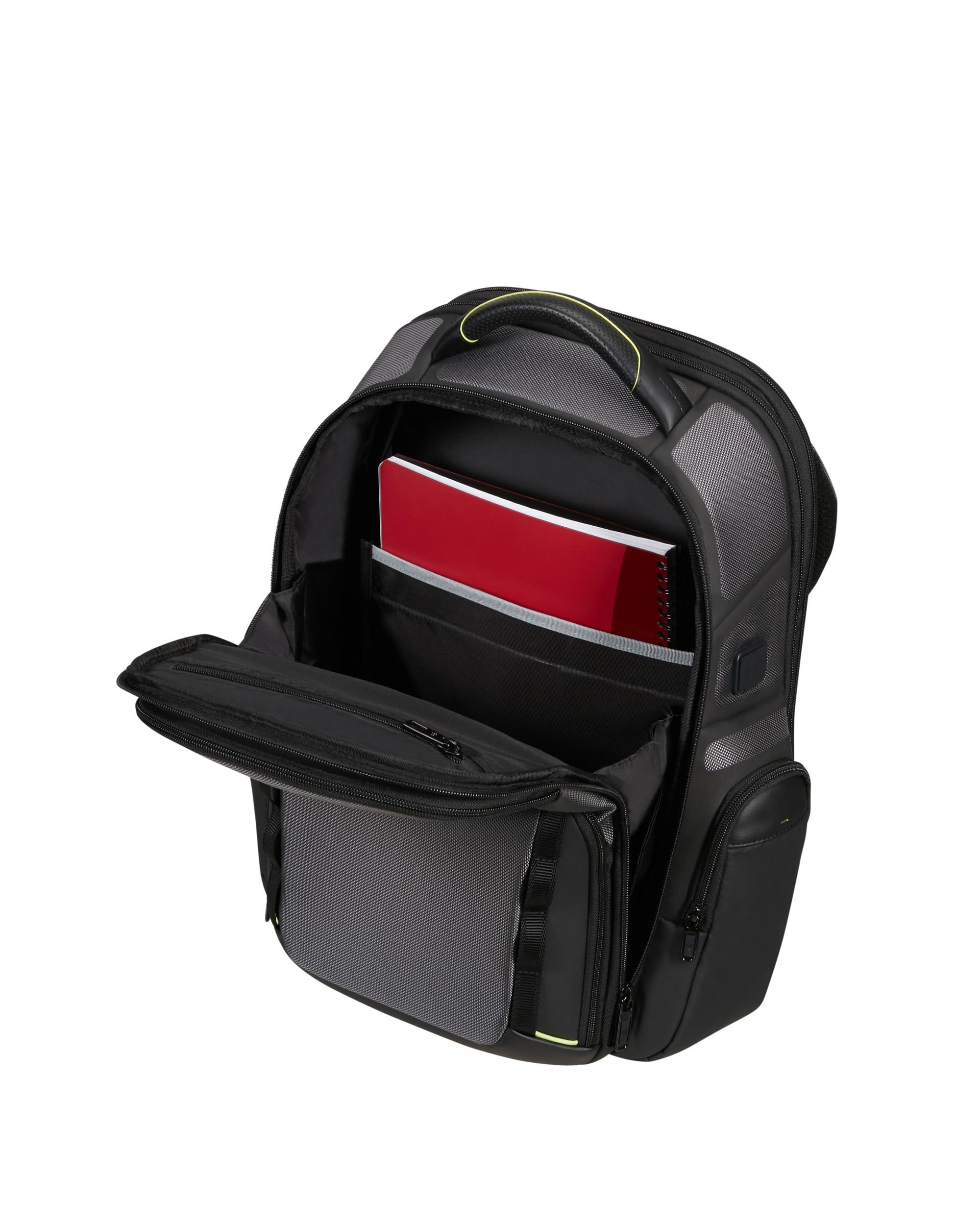 Mochila para portátil 156'' expandible pro-dlx 6 blanda con capacidad hasta 26 l - Samsonite - Gris / Negro Gris / Negro-2
