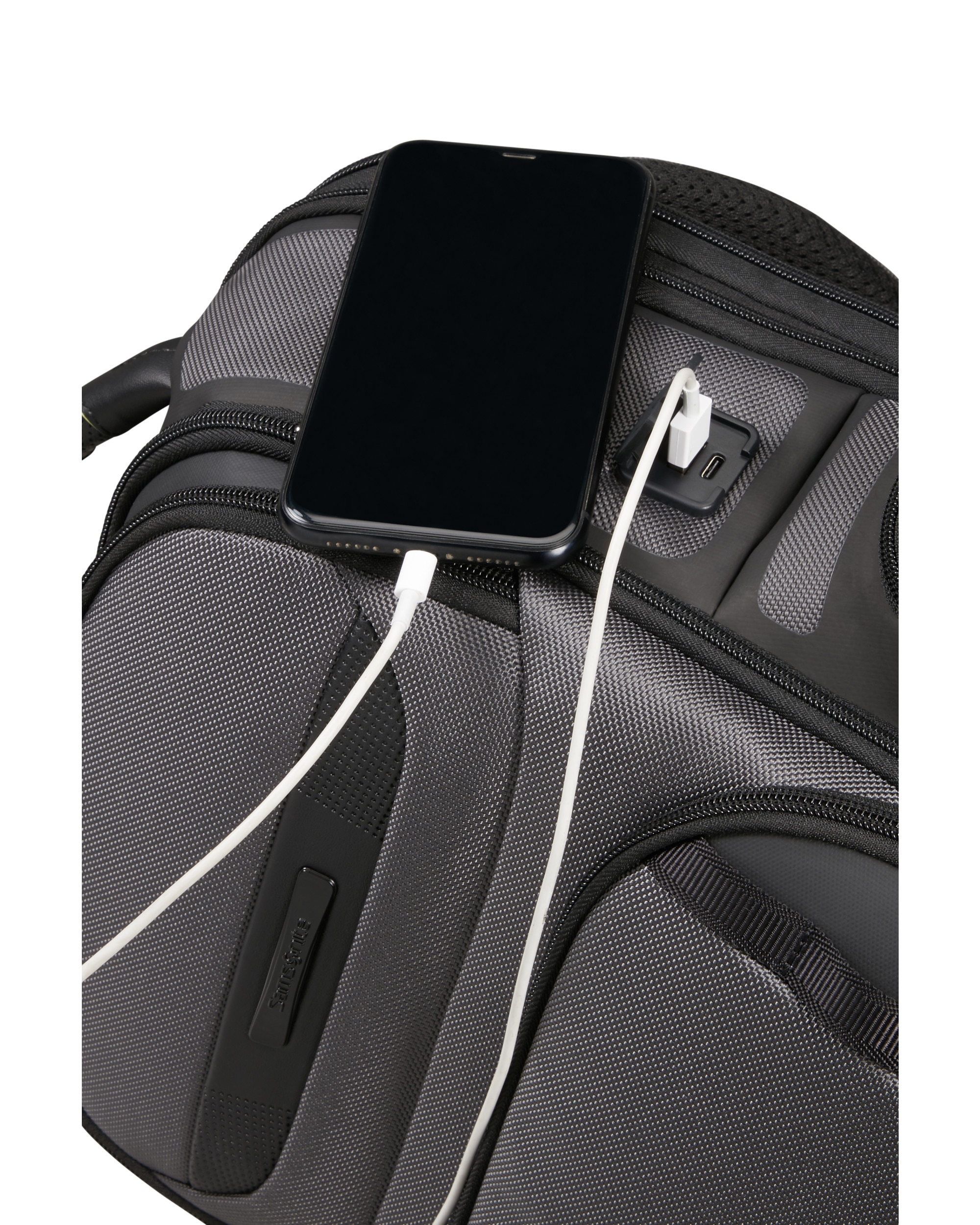 Mochila para portátil 156'' expandible pro-dlx 6 blanda con capacidad hasta 26 l - Samsonite - Gris / Negro Gris / Negro-3