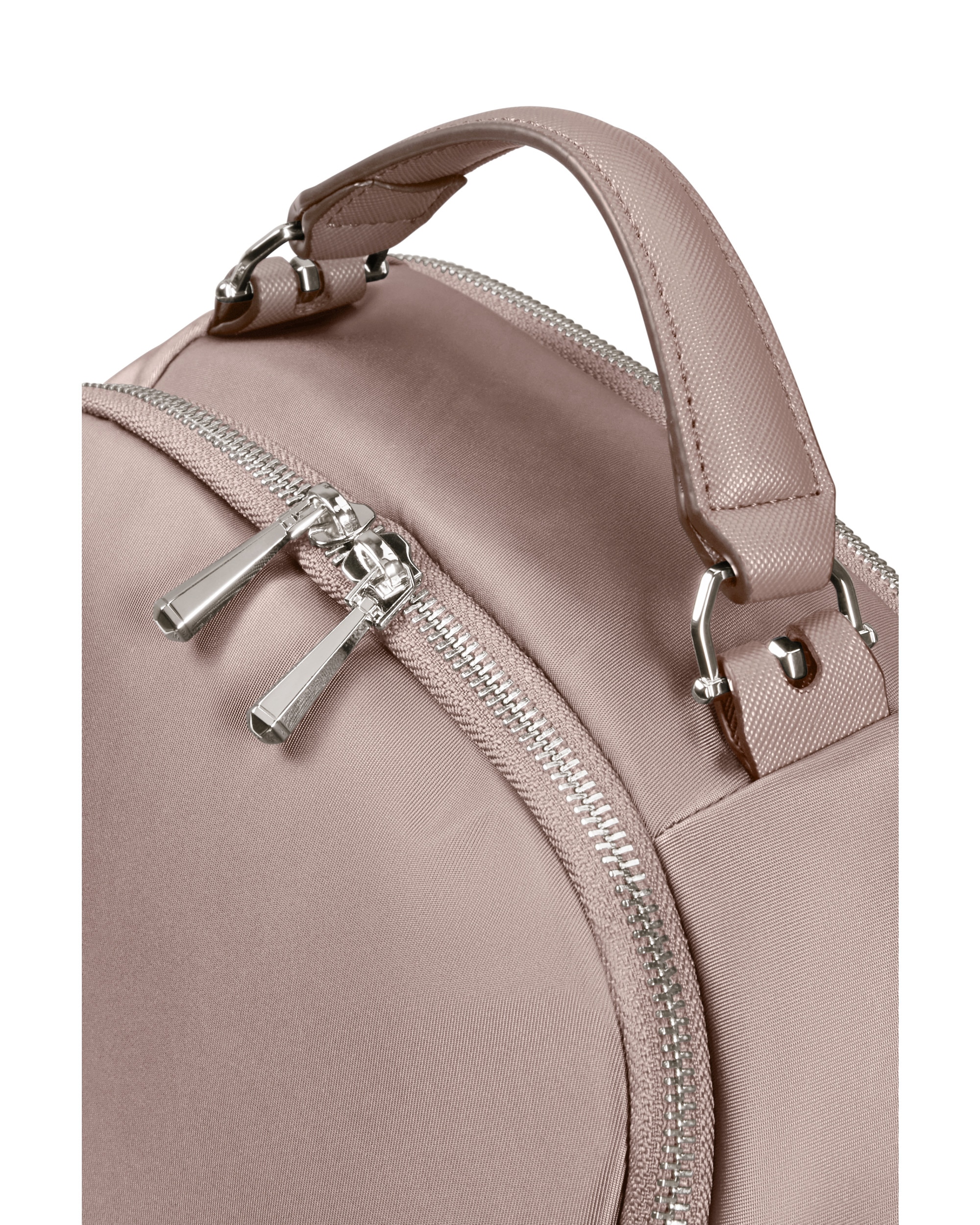 Mochila para portátil de 14,1'' de mujer zalia 30 de material reciclado - Samsonite - Rosa claro Rosa claro-4