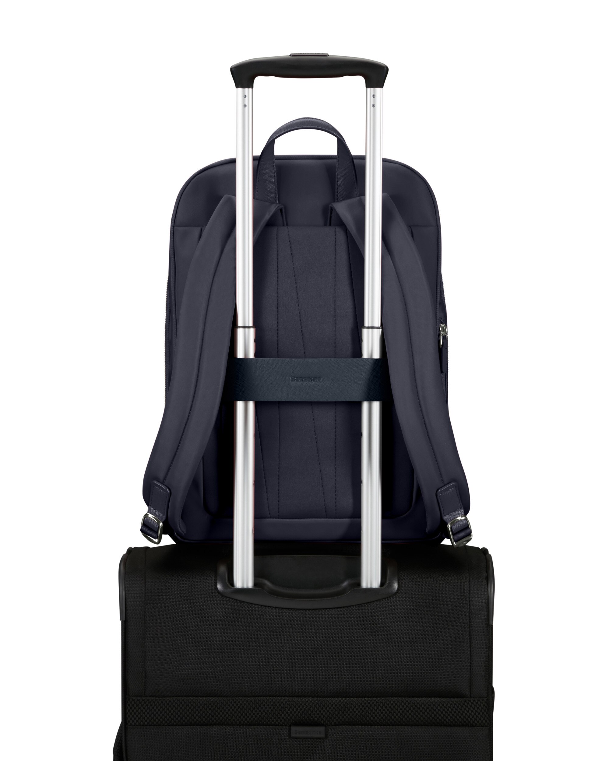Mochila para portátil de 15,6'' de mujer zalia 30 de material reciclado - Samsonite - Azul marino Azul marino-4