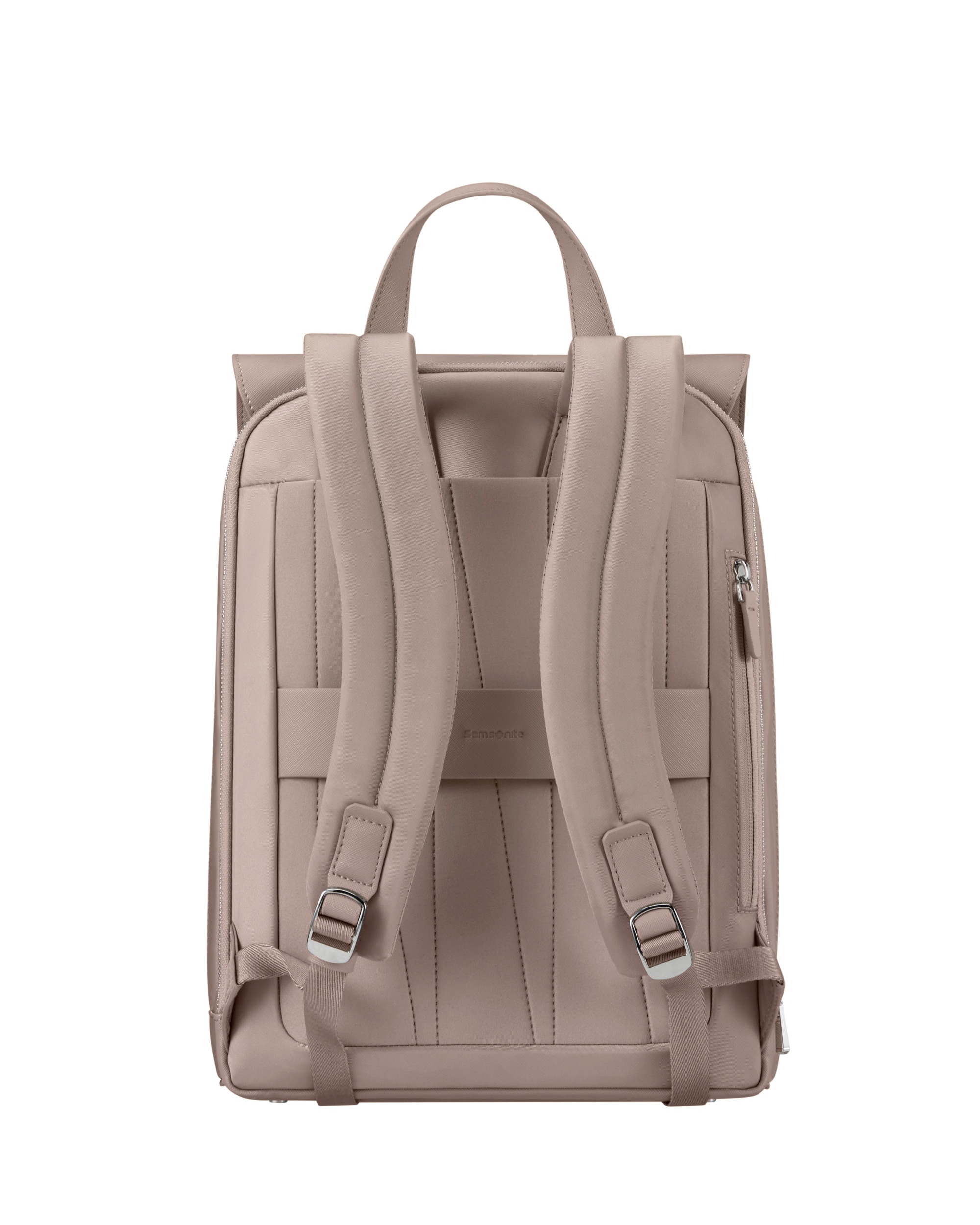 Mochila con solapa para portátil de 14,1'' de mujer zalia 30 de material reciclado - Samsonite - Rosa claro Rosa claro-2