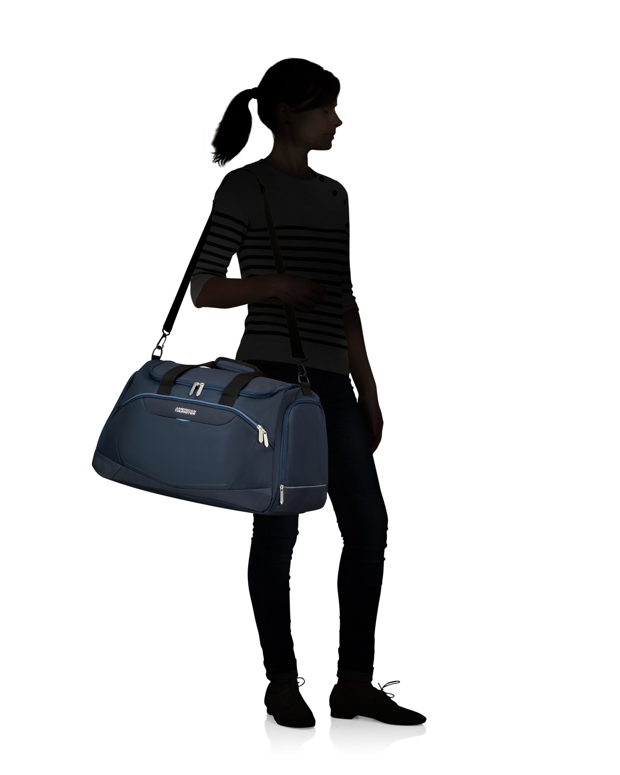 Bolsa de viaje de cabina Summerride blanda con capacidad de 53 L - American Tourister - Azul marino Azul marino-4