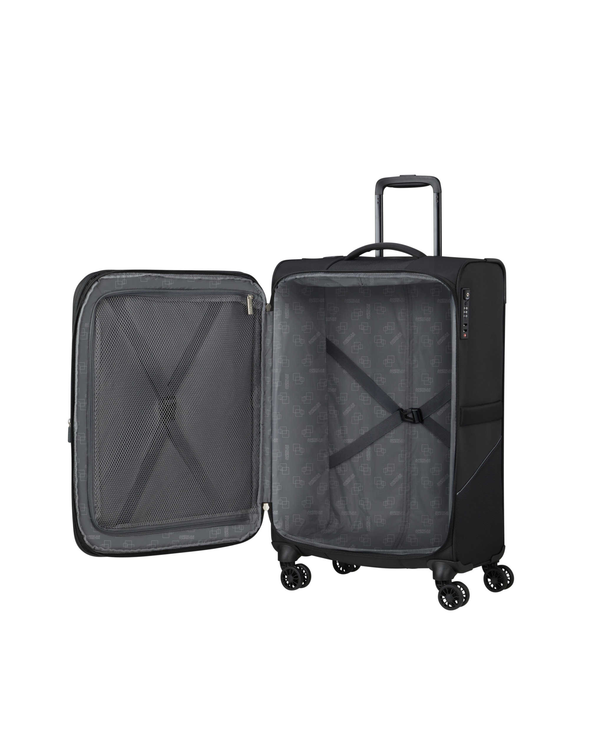 Maleta mediana expandible Summerride blanda con capacidad hasta 76 L - American Tourister - Negro Negro-3