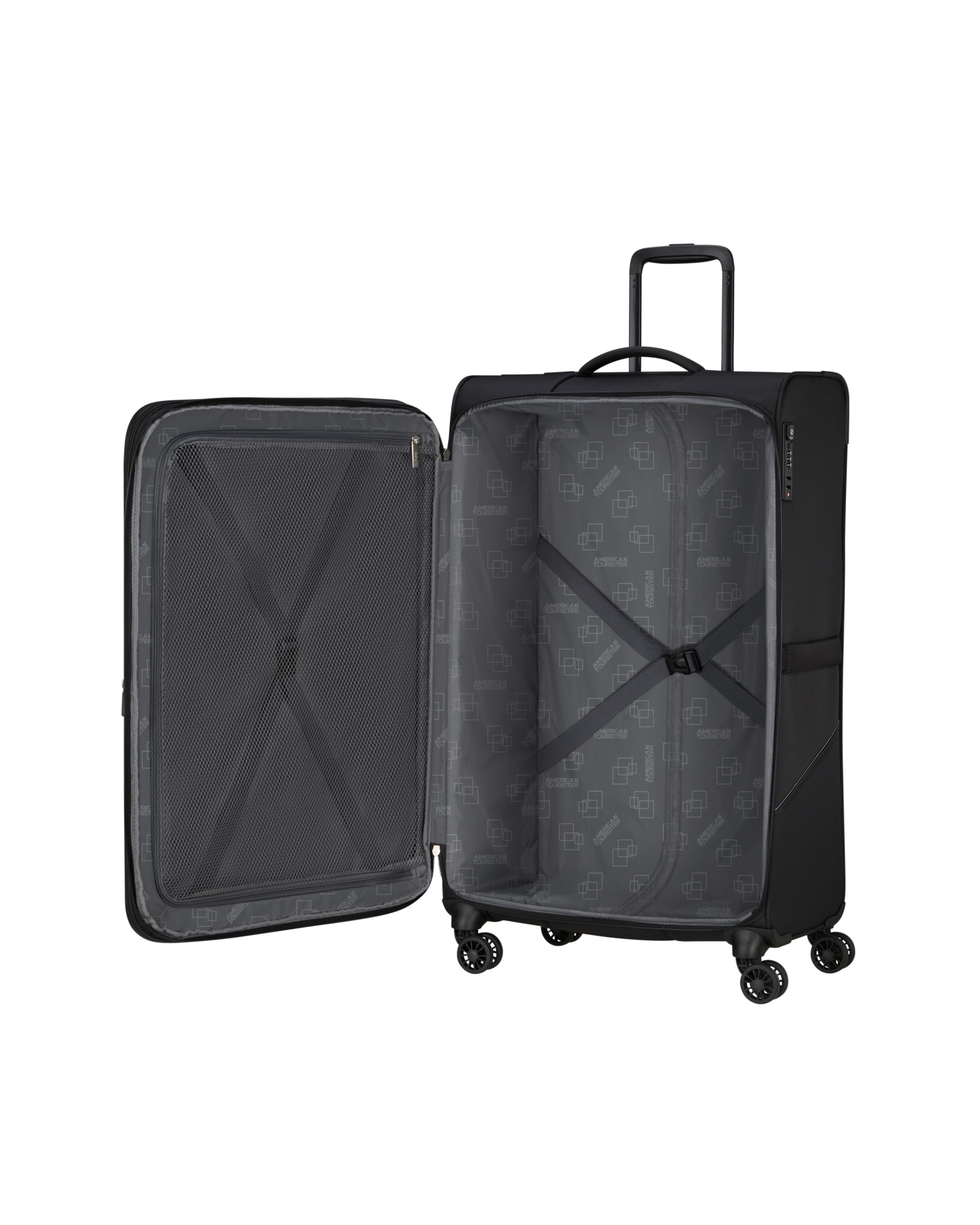Maleta grande expandible Summerride blanda con capacidad hasta 116 L - American Tourister - Negro Negro-3