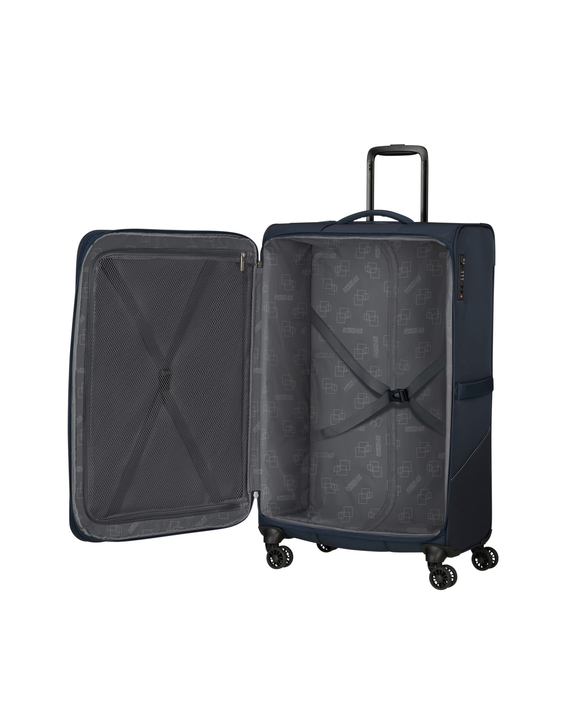 Maleta grande expandible Summerride blanda con capacidad hasta 116 L - American Tourister - Azul marino Azul marino-3