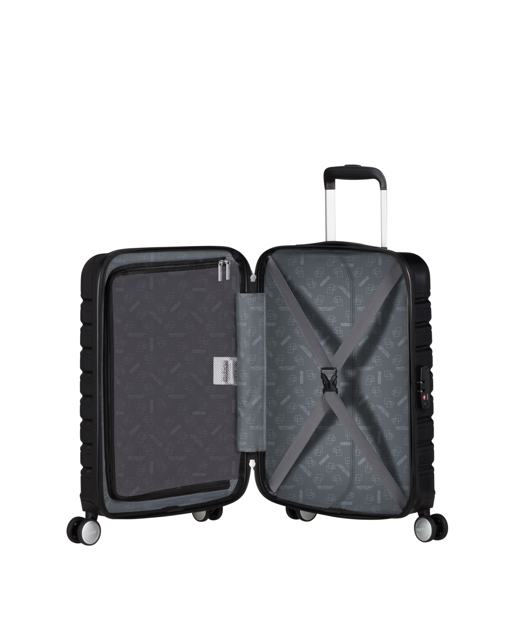Maleta de cabina Flashline 55 rígida con capacidad de 32 L - American Tourister - Negro Negro-3