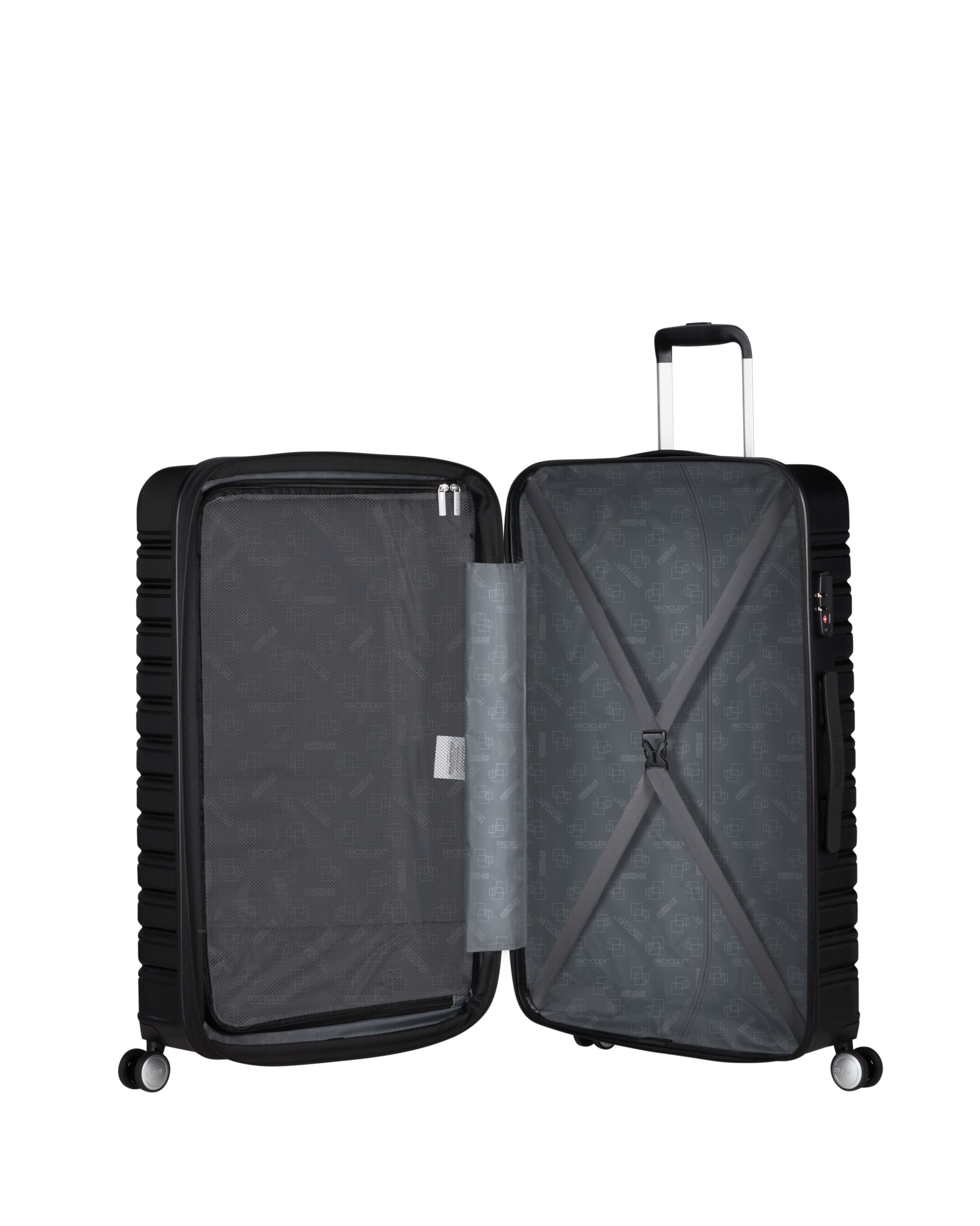 Maleta grande expandible flashline 78 rígida con capacidad hasta 109 litros - American Tourister - Negro Negro-3
