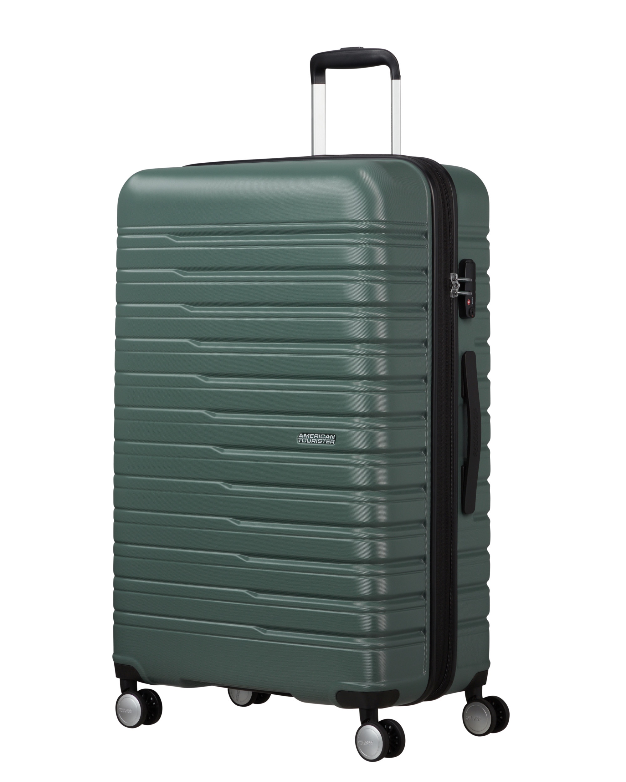 Maleta grande expandible flashline 78 rígida con capacidad hasta 109 litros - American Tourister - Verde militar Verde militar-1