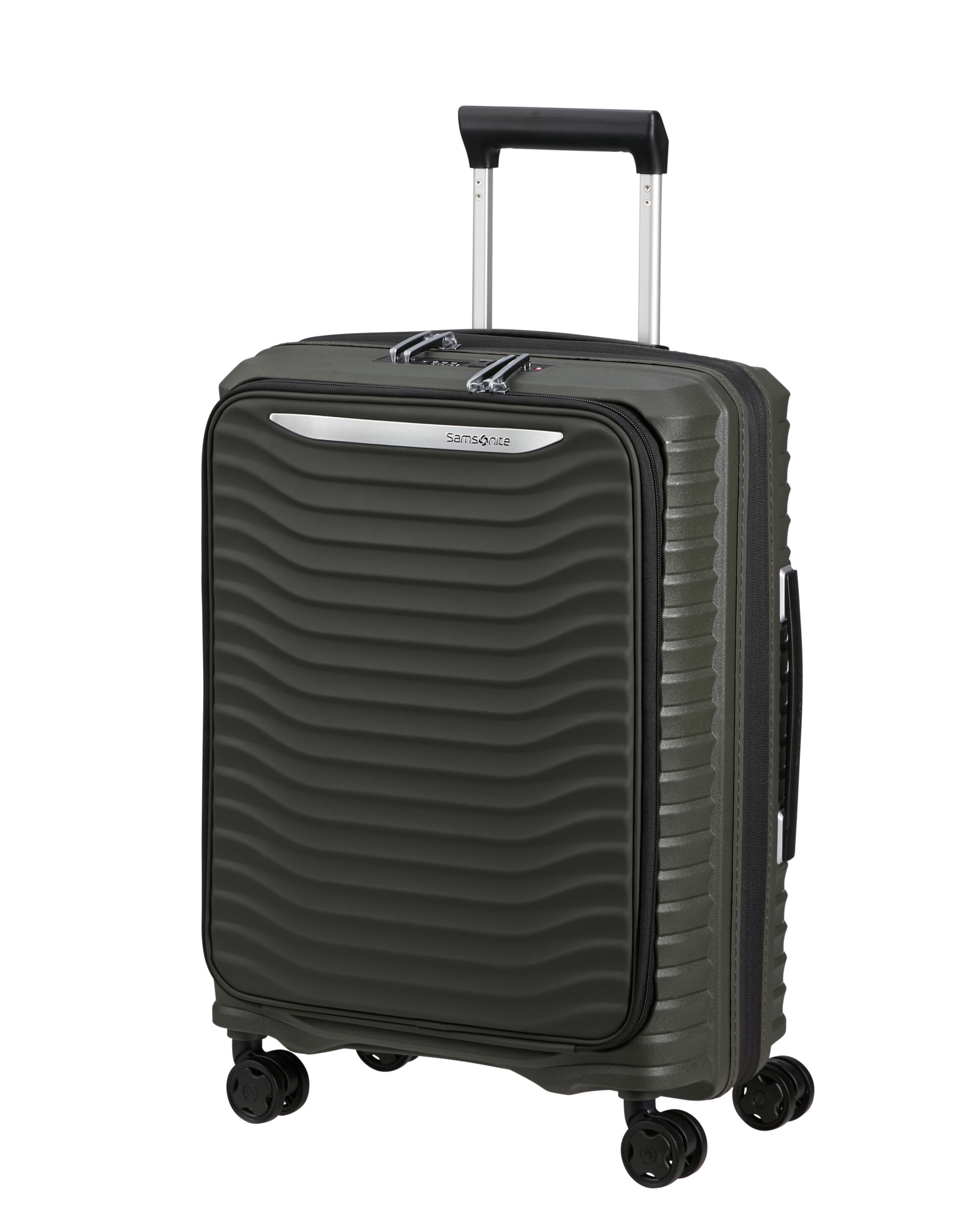 Maleta de cabina expandible Upscape rígida con capacidad hasta 42 L - Samsonite - Verde militar Verde militar-1