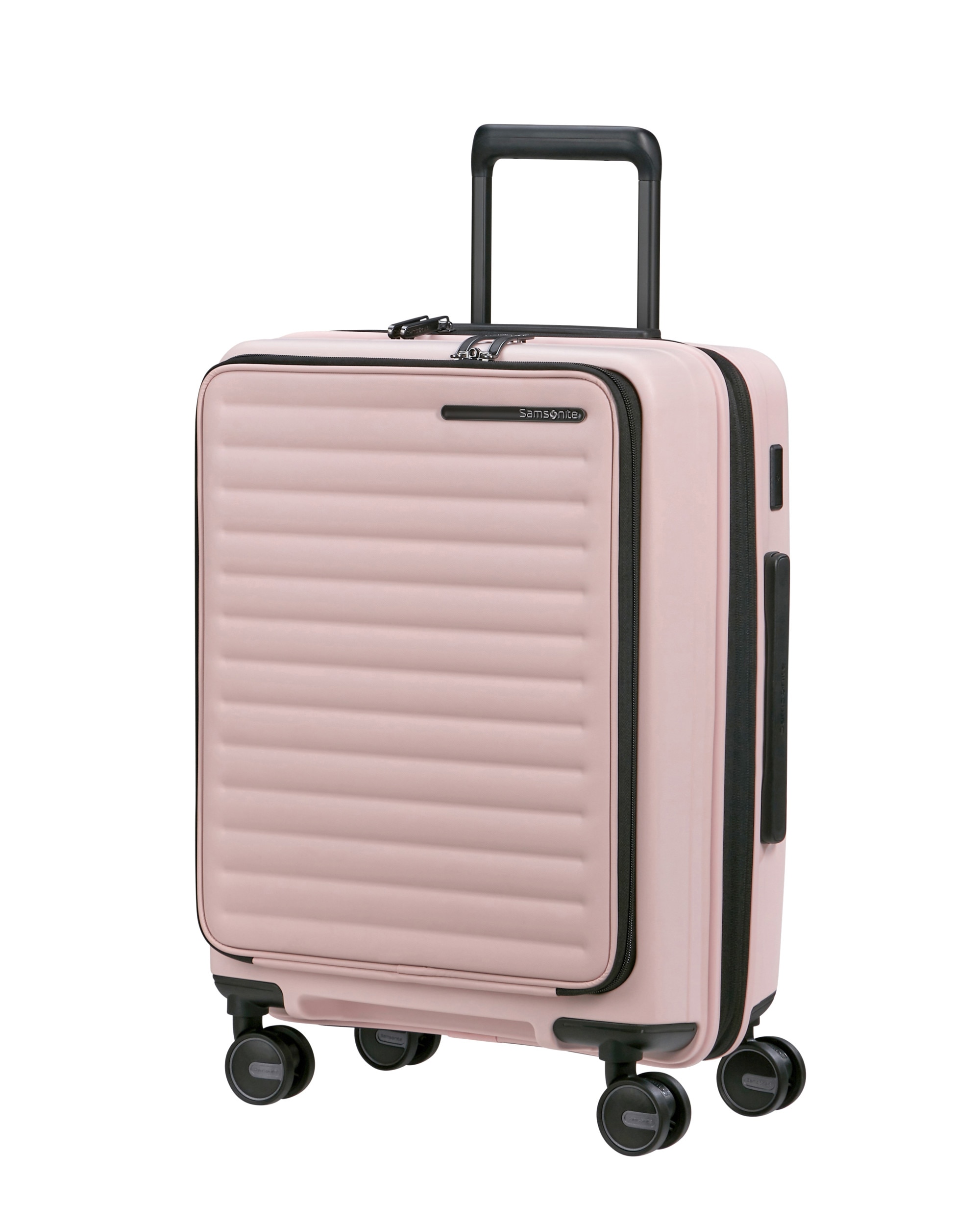 Maleta de cabina easy access expandible Restackd rígida con capacidad hasta 48 litros - Samsonite - Rosa Rosa-1