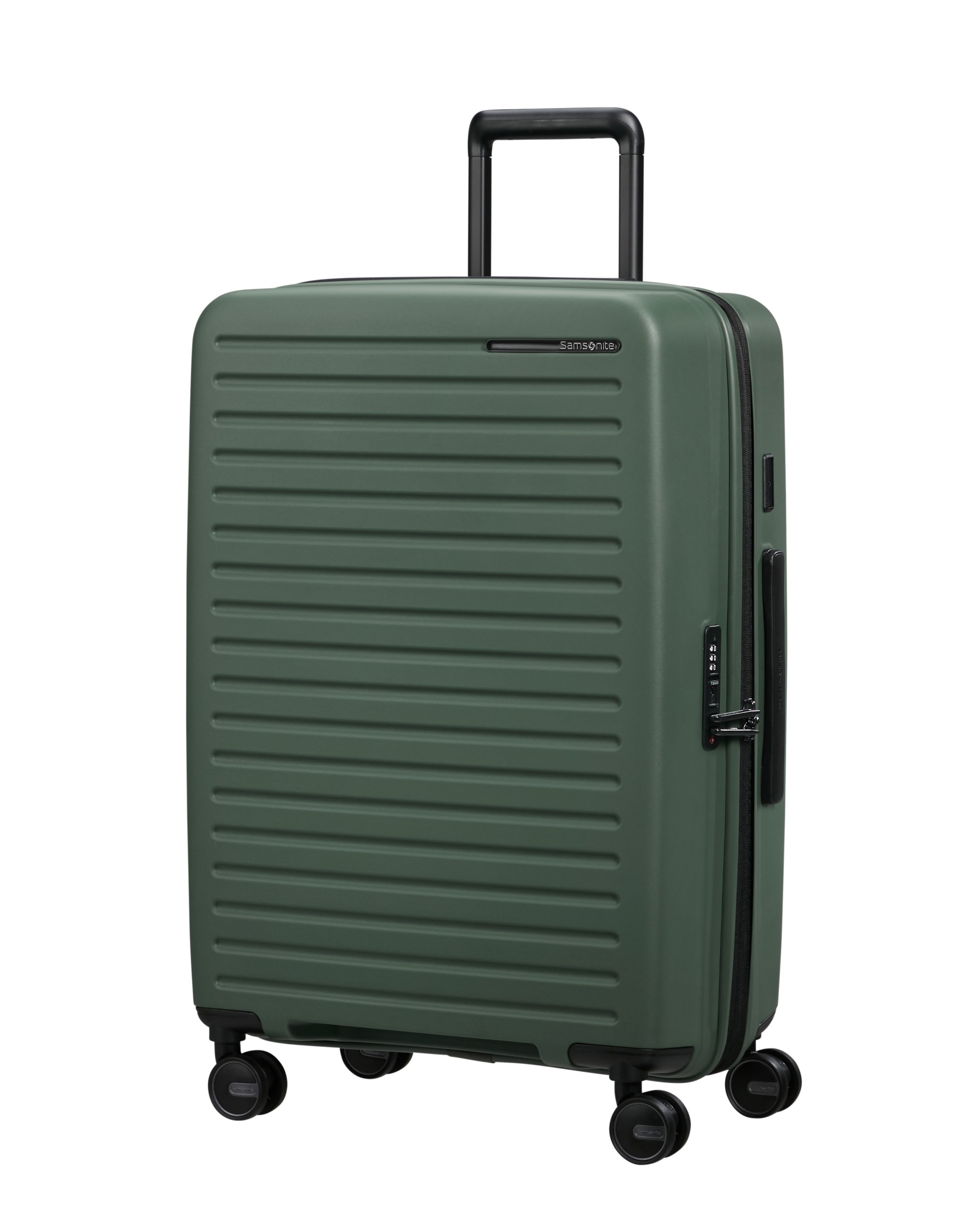 Samsonite - Maleta mediana expandible Restackd rígida con capacidad hasta 45 litros.