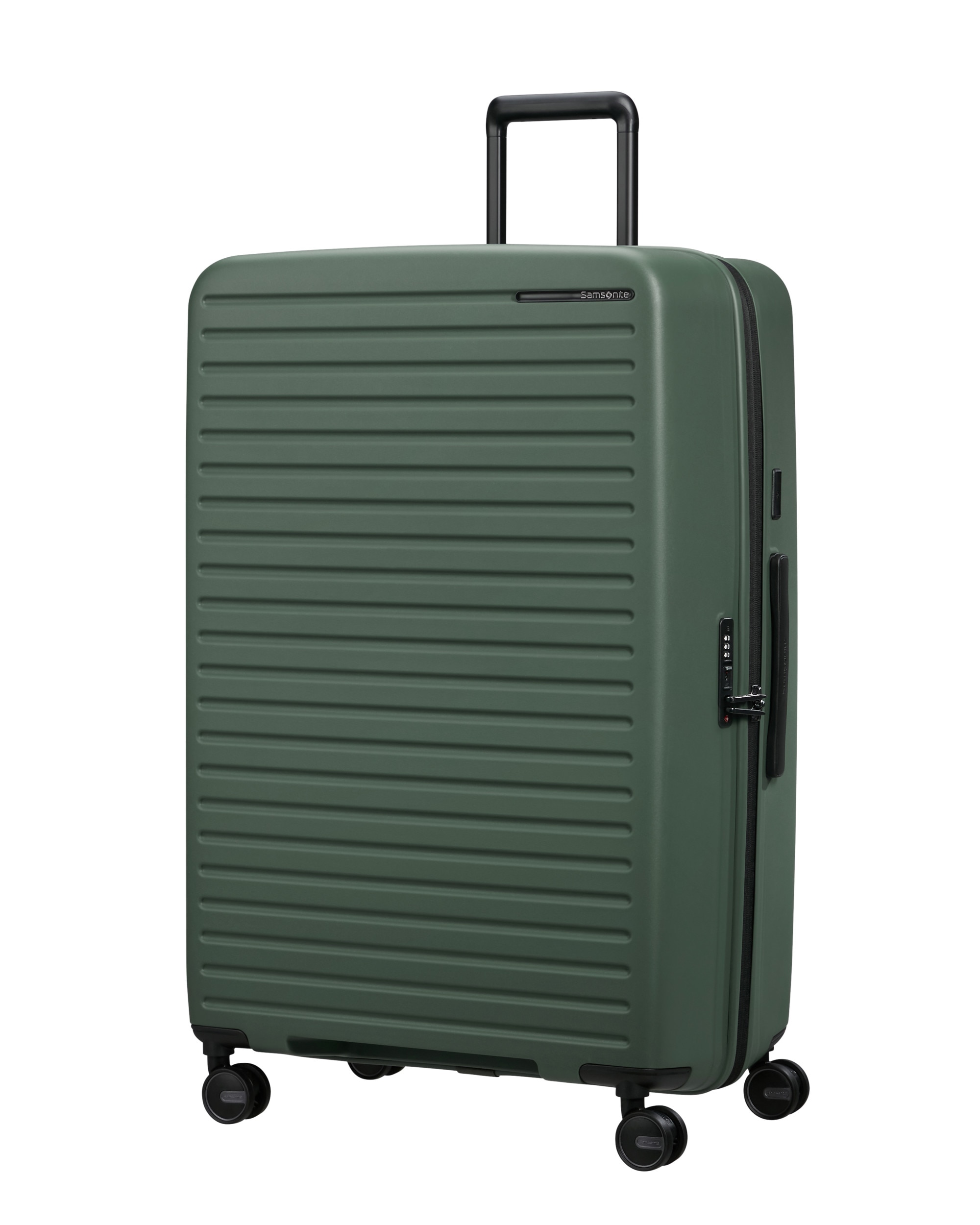 Samsonite - Maleta extra grande expandible Restackd rígida con capacidad hasta 138 litros.