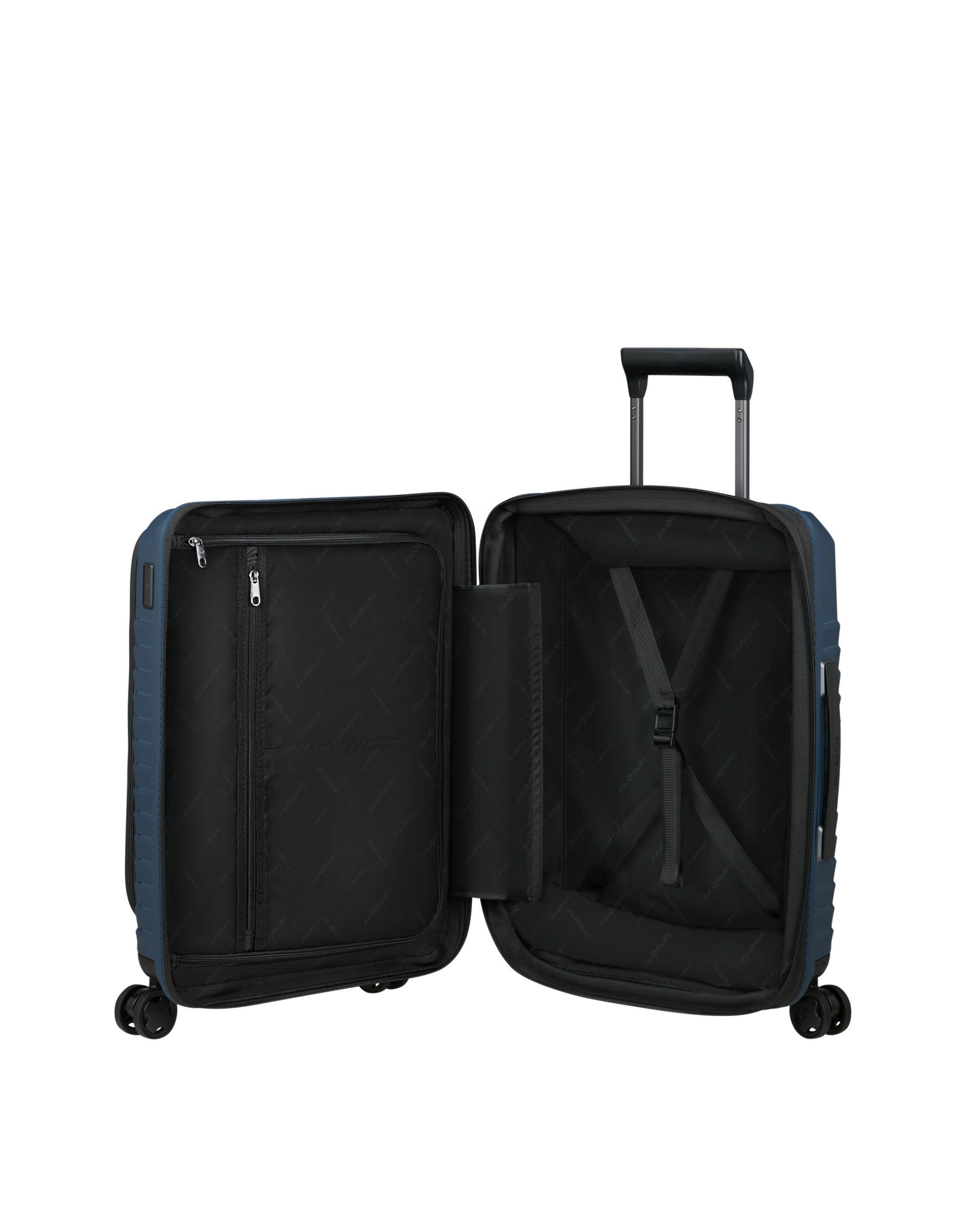 Maleta de cabina expandible con bolsillo easy access Intuo rígida con capacidad hasta 48 litros - Samsonite - Azul índigo Azul índigo-3