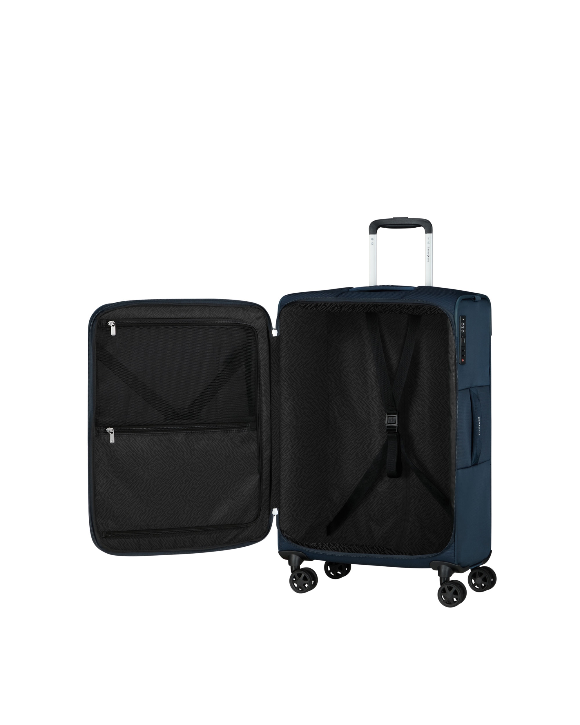 Maleta mediana expandible urbify blanda con capacidad hasta 76 litros - Samsonite - Azul marino Azul marino-3