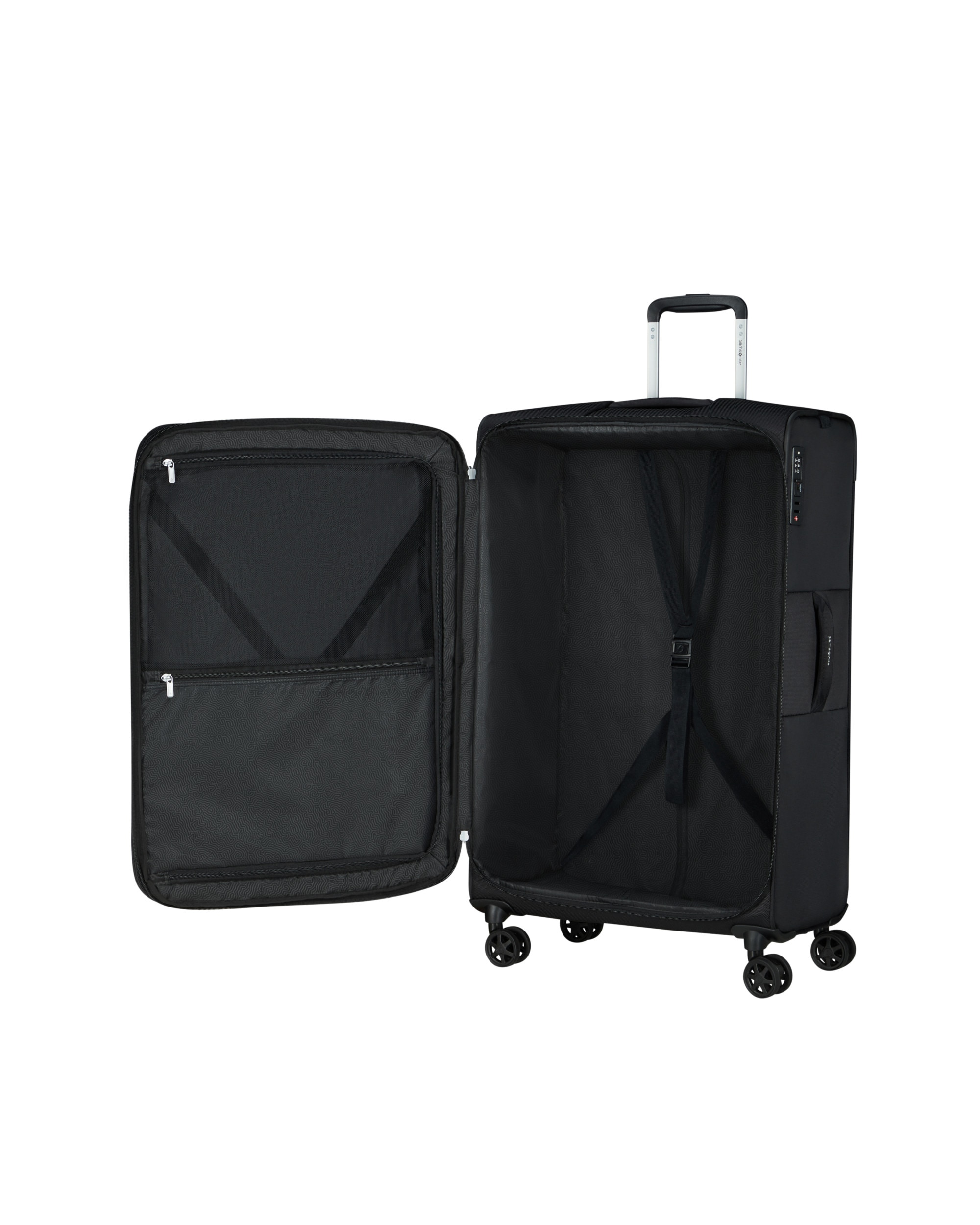 Maleta grande expandible urbify blanda con capacidad hasta 115 litros - Samsonite - Negro Negro-3