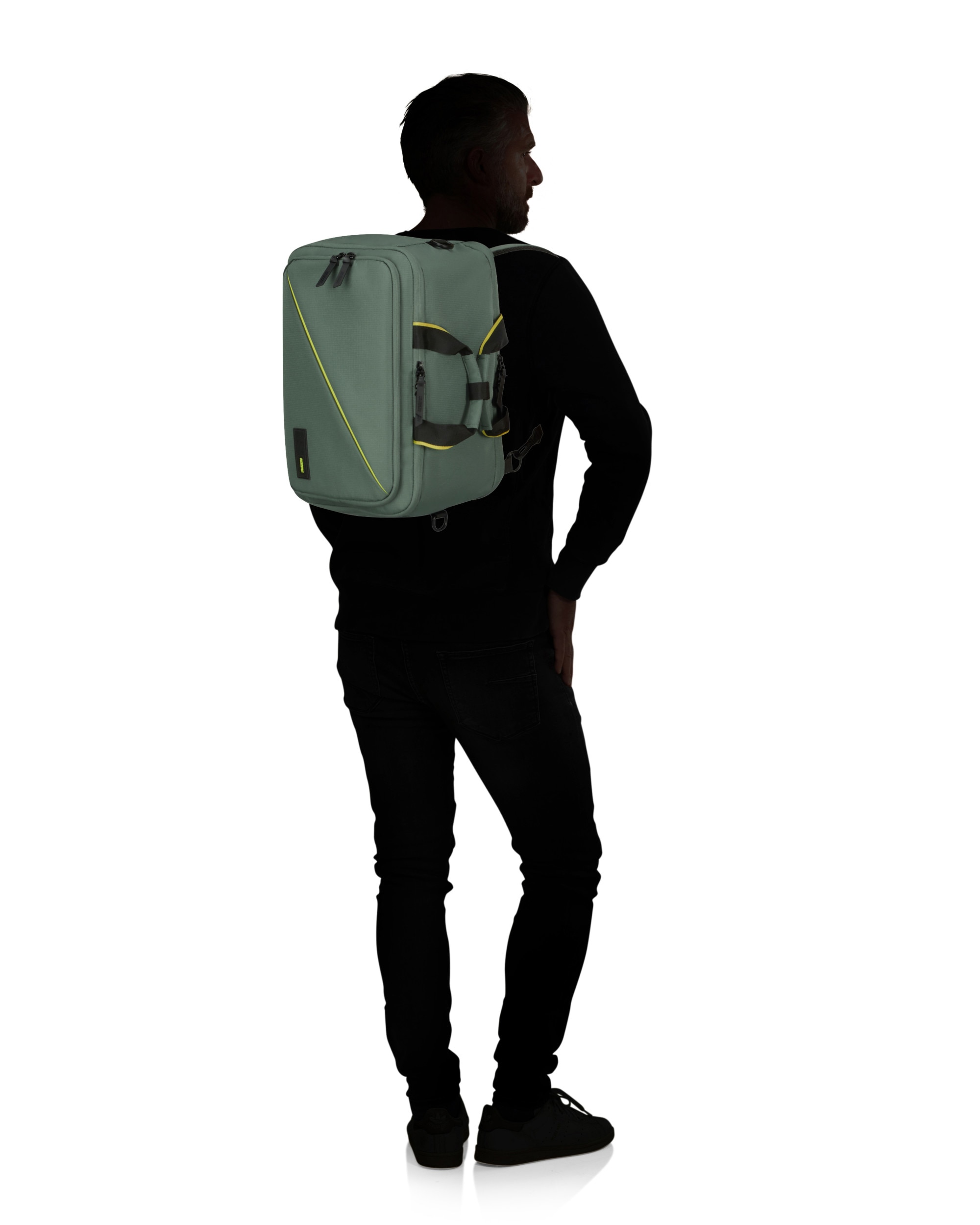Bolsa de viaje Take2cabin blanda con capacidad de 25 L - American Tourister - Verde militar Verde militar-5