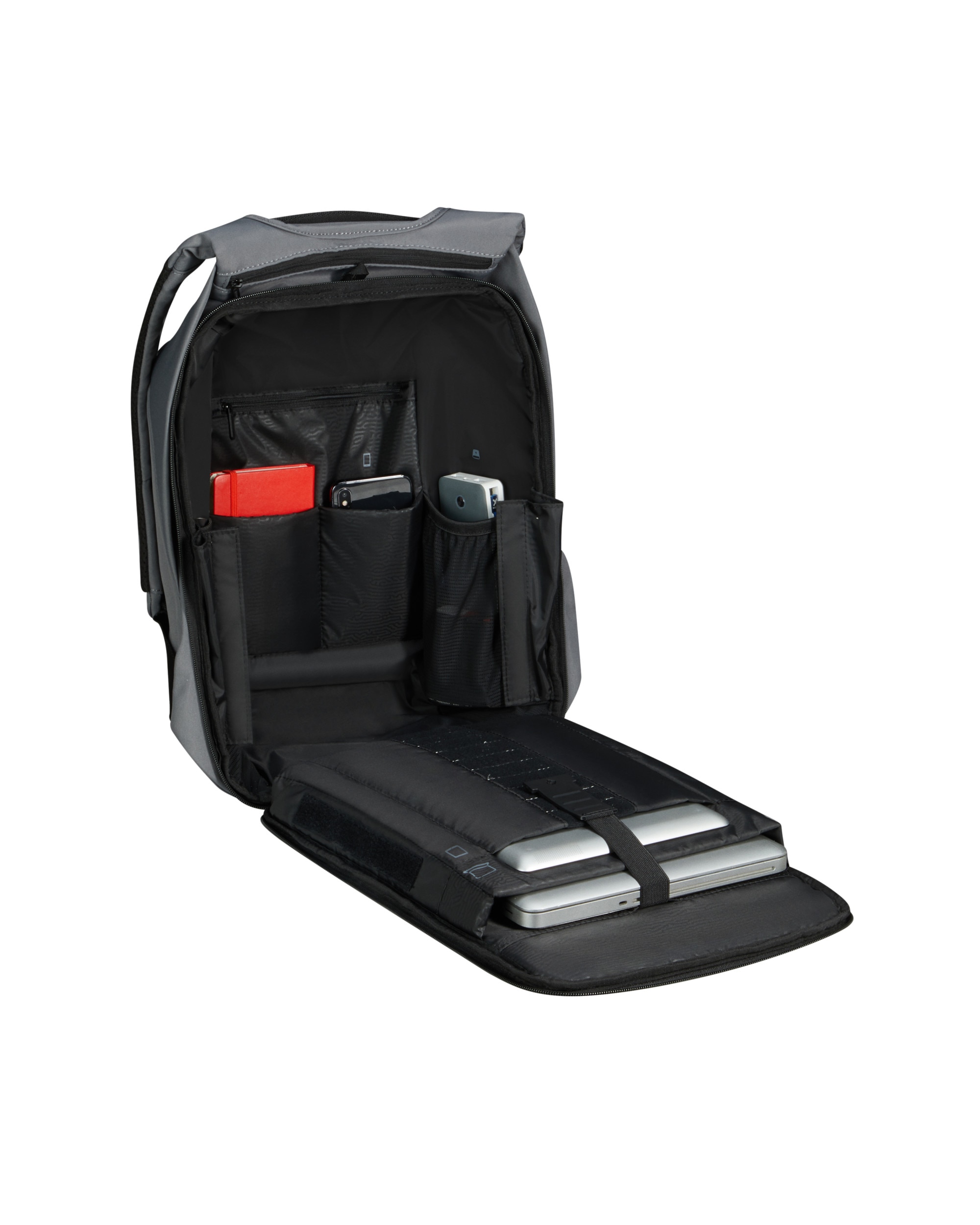 Imagen 3 de Mochila para portátil de 15,6'' Securipak 2 blanda con capacidad de 16 L - Samsonite - Gris Gris