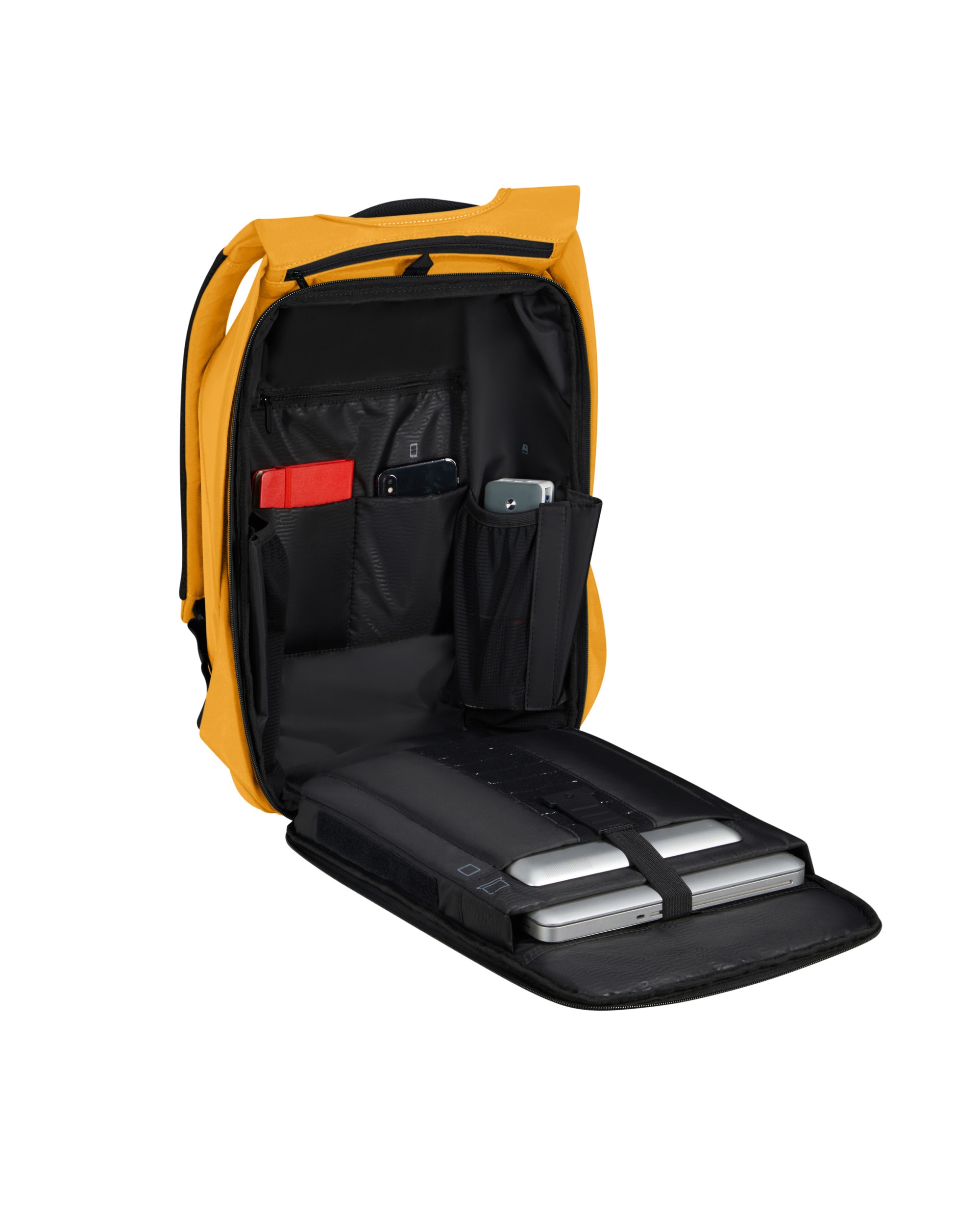 Imagen 3 de Mochila para portátil de 15,6'' Securipak 2 blanda con capacidad de 16 L - Samsonite - Mostaza Mostaza