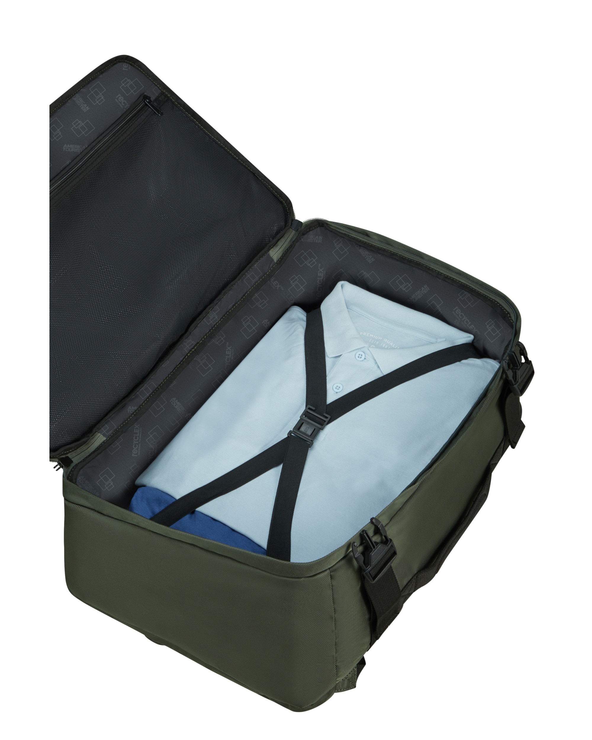 Mochila de viaje Urban Track blanda con capacidad de 44 L - American Tourister - Kaki Kaki-3
