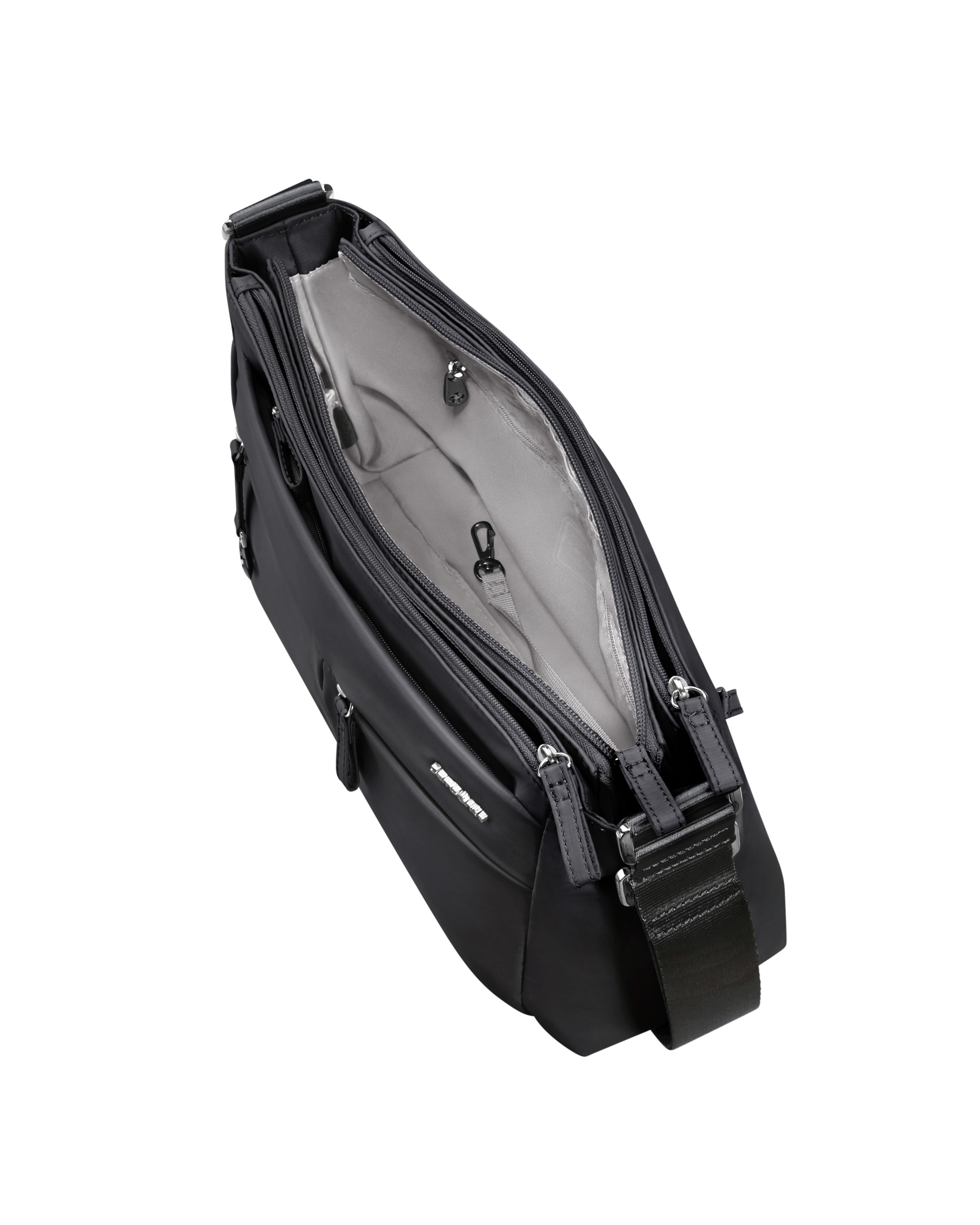 Bolso de hombro de mujer move 50 de material reciclado - Samsonite - Negro Negro-3