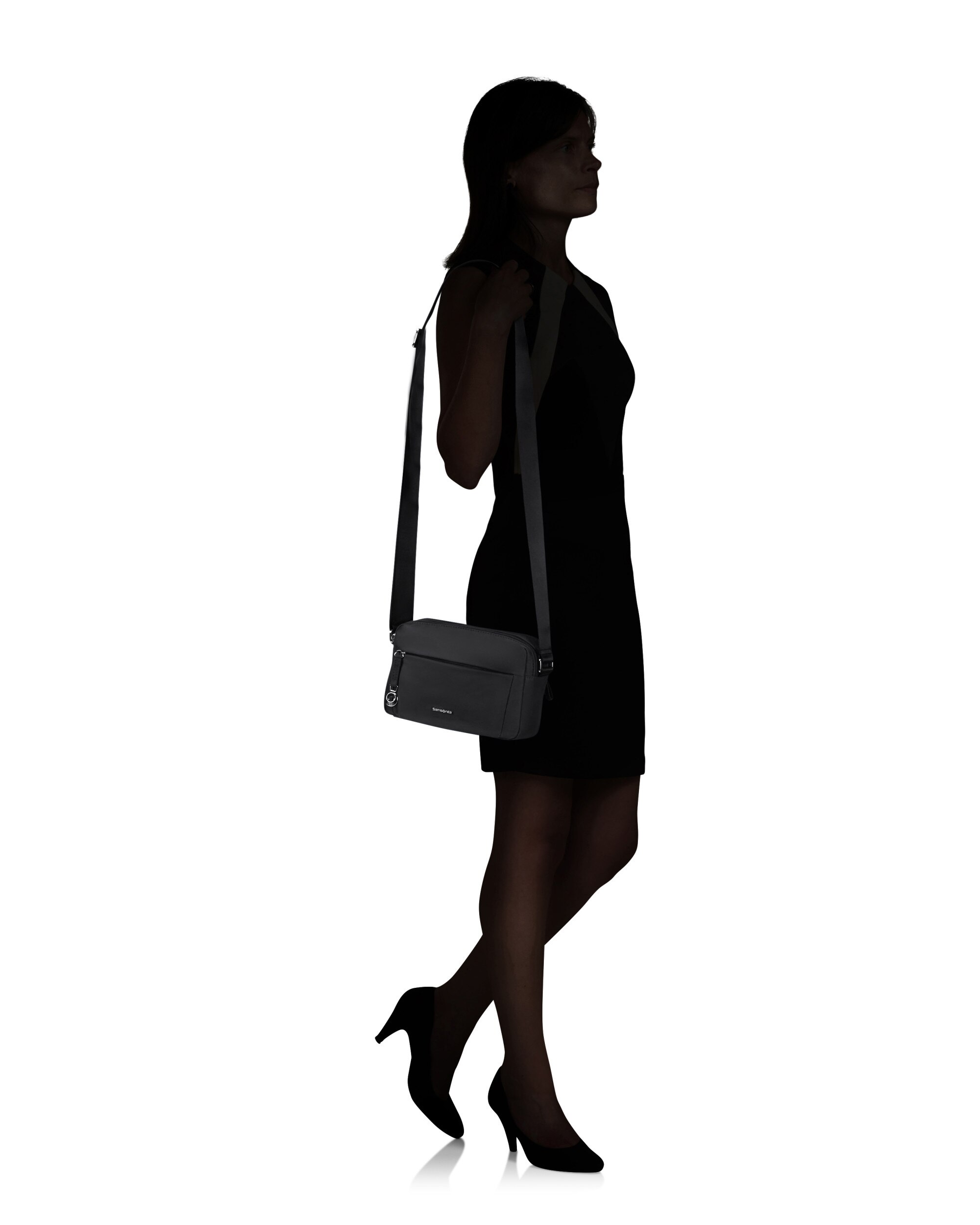 Bolso de hombro xs de mujer move 50 con material reciclado - Samsonite - Negro Negro-4