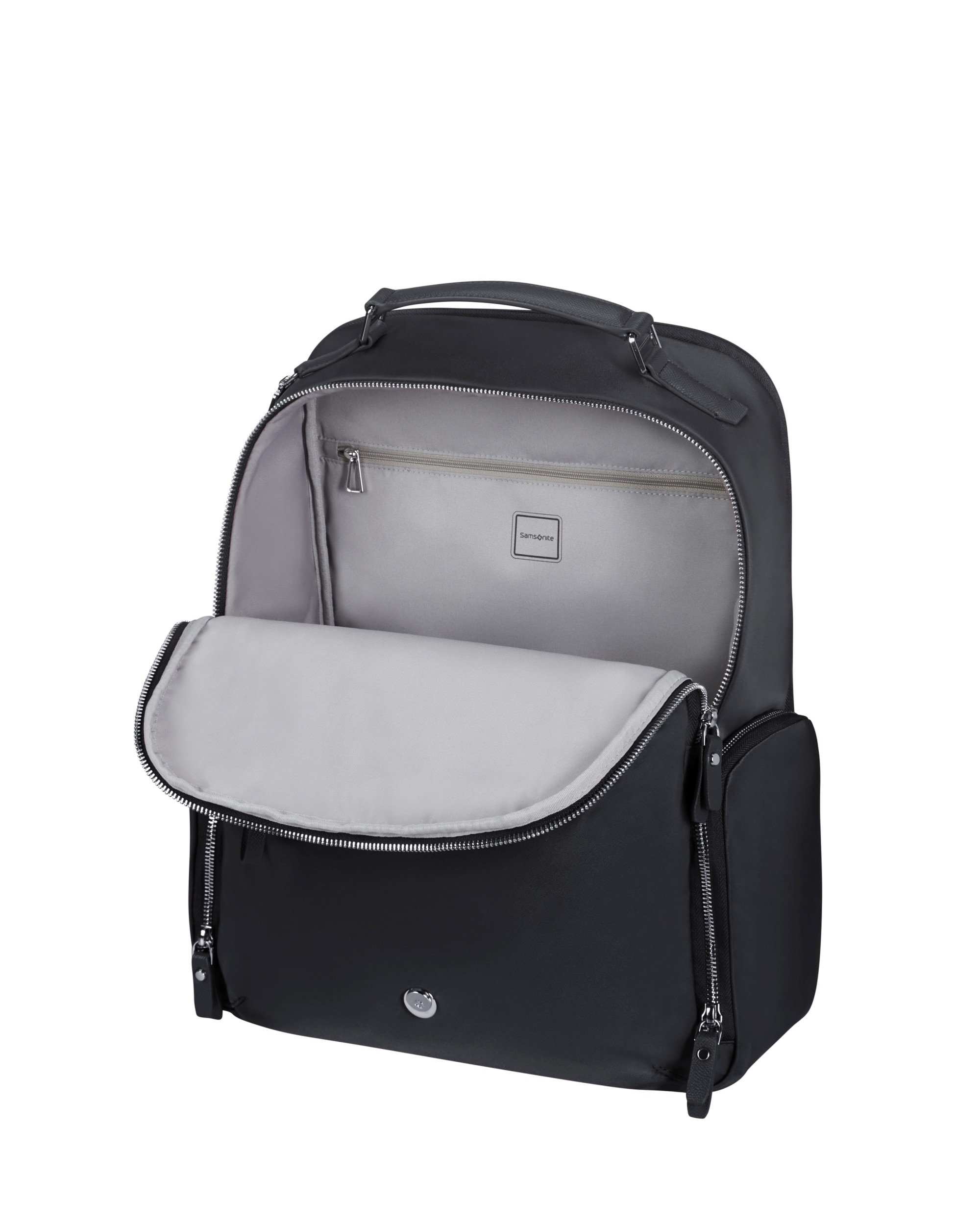 Mochila para portátil de mujer karissa evo de material reciclable - Samsonite - Negro Negro-3