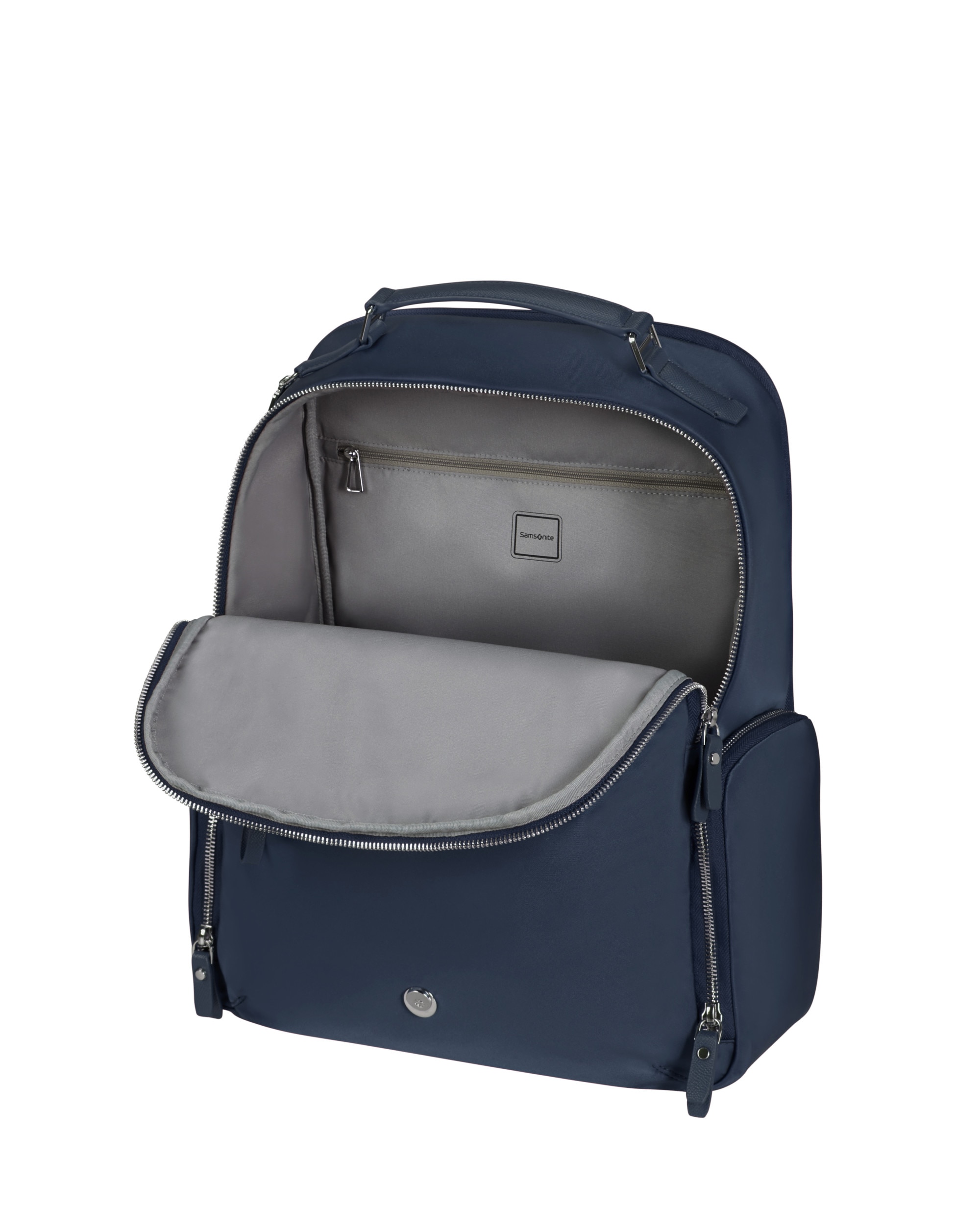 Mochila para portátil de mujer karissa evo de material reciclable - Samsonite - Azul índigo Azul índigo-3