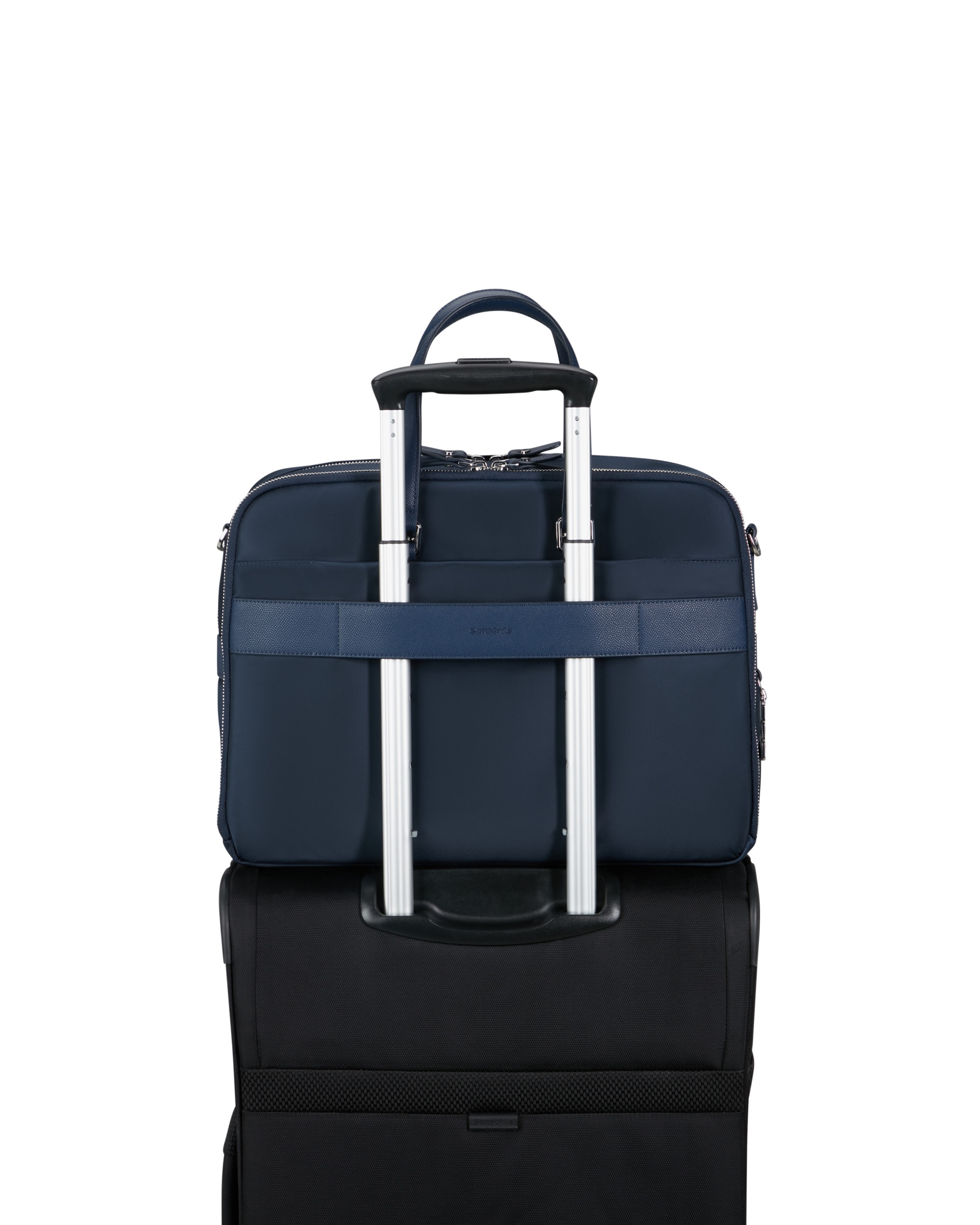 Mochila para portátil de mujer karissa evo de material reciclable - Samsonite - Azul marino Azul marino-4