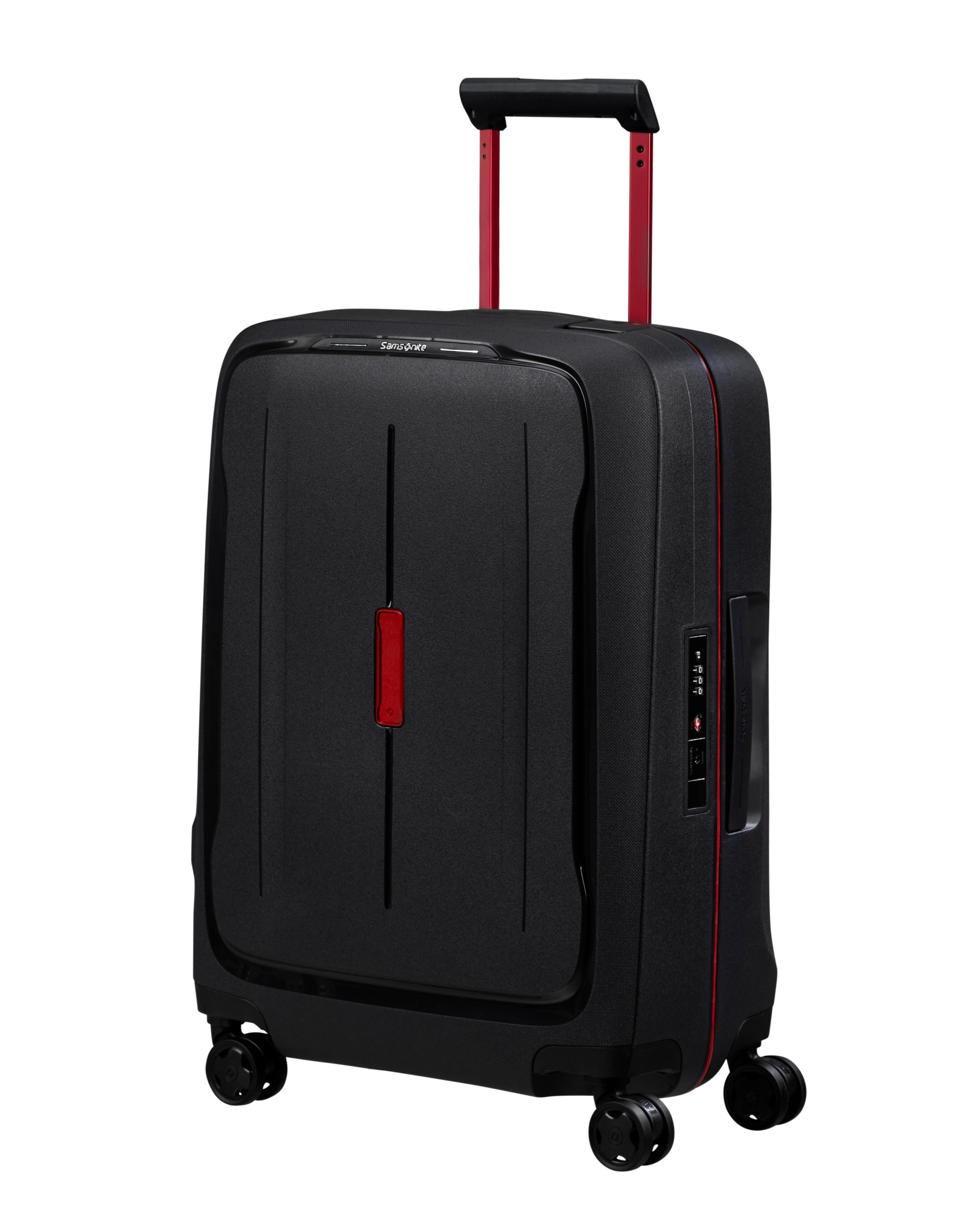 Maleta de cabina Essens 55/20 rígida con capacidad de 39 L - Samsonite - Negro / Rojo Negro / Rojo-1