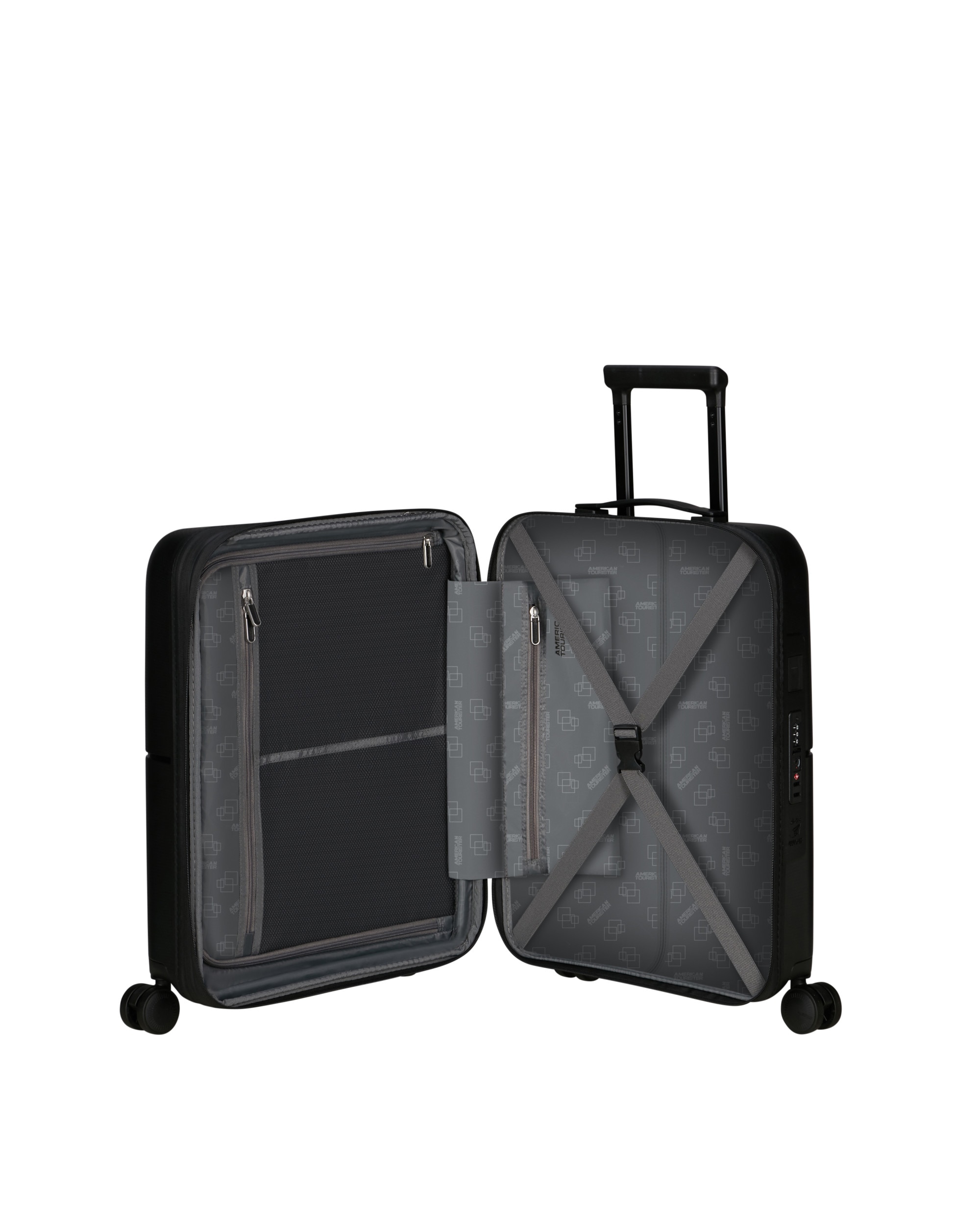 Maleta de cabina expandible Dashpop rígida con capacidad hasta 47 L - American Tourister - Negro Negro-3