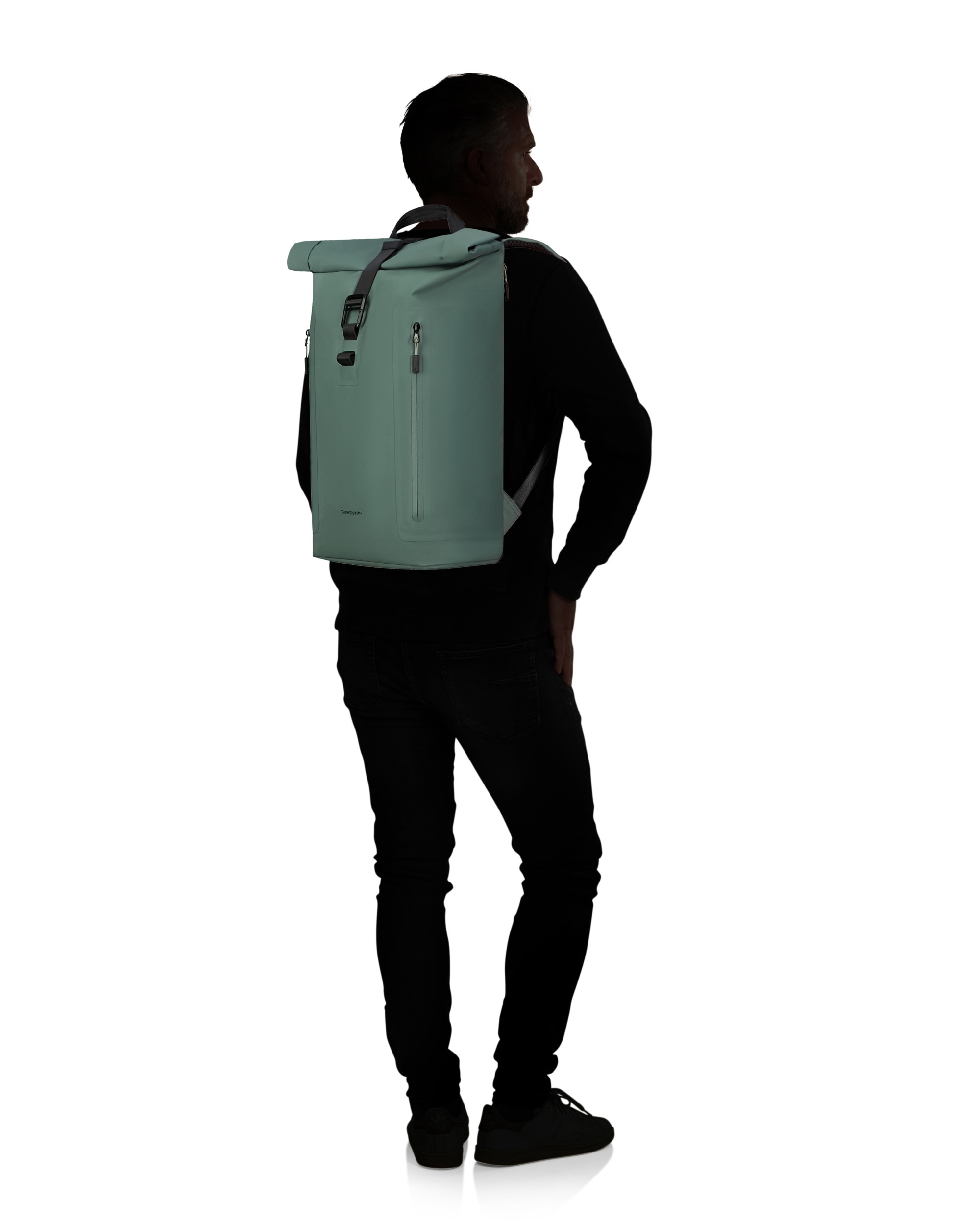 Mochila rolltop Samsonite Coatify Biz para portátil de 15,6'' - Verde militar Verde militar-5