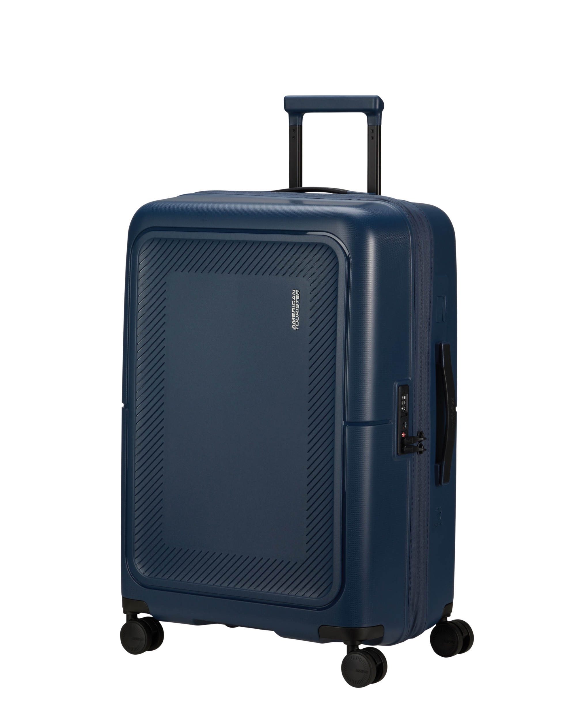 Maleta mediana expandible Dashpop rígida con capacidad hasta 84 L - American Tourister - Naranja Azul índigo-1