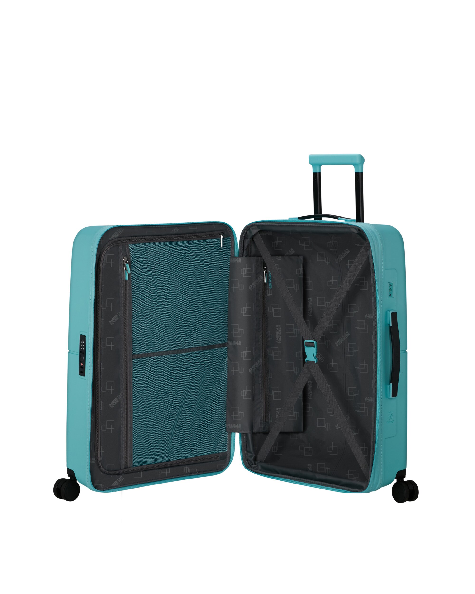 Maleta mediana expandible Dashpop rígida con capacidad hasta 84 L - American Tourister - Azul claro Azul claro-3