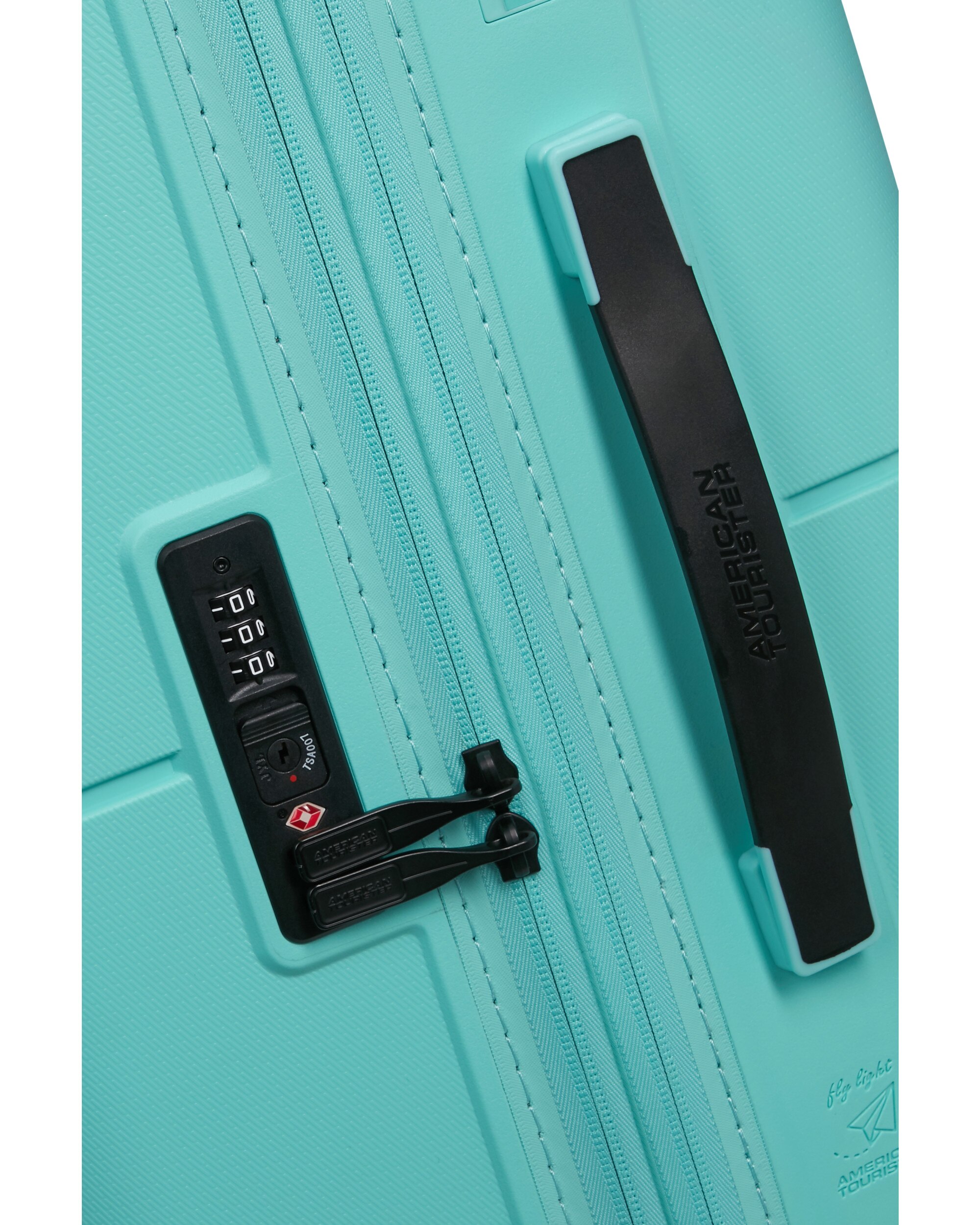 Maleta mediana expandible Dashpop rígida con capacidad hasta 84 L - American Tourister - Azul claro Azul claro-4