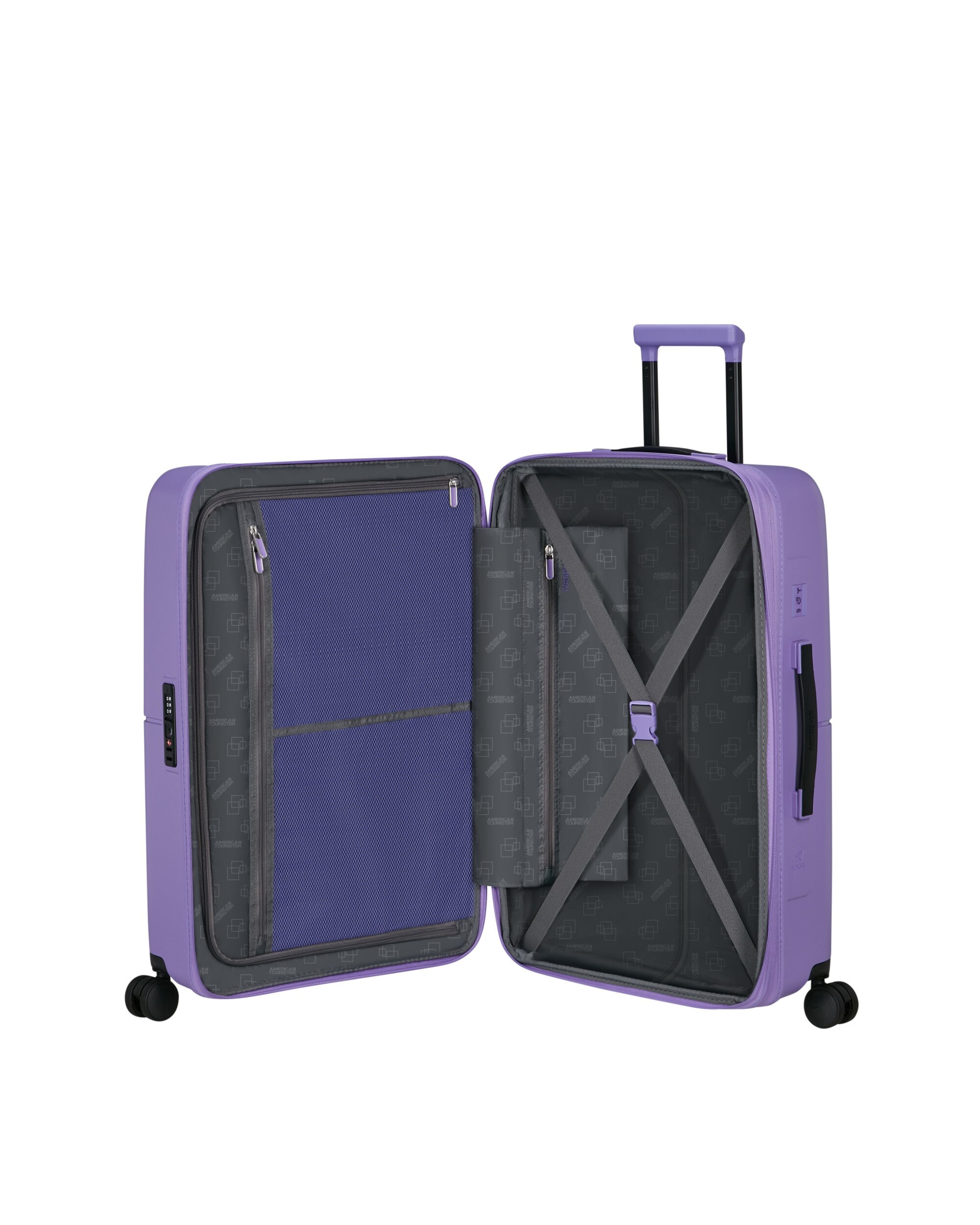 Maleta mediana expandible Dashpop rígida con capacidad hasta 84 L - American Tourister - Morado Morado-3