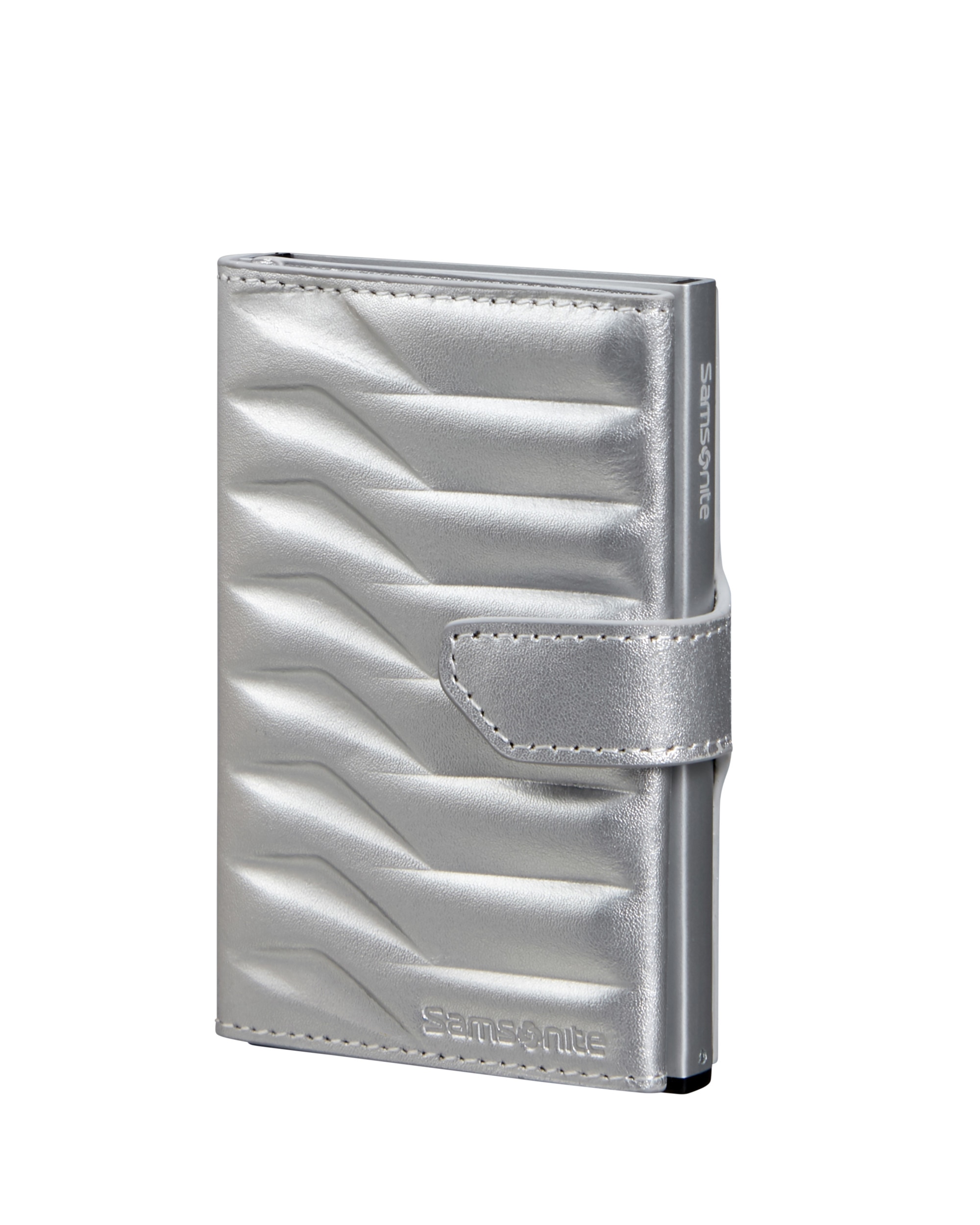 Cartera de hombre Alu Fit de piel y aluminio - Samsonite - Plata Plata-1