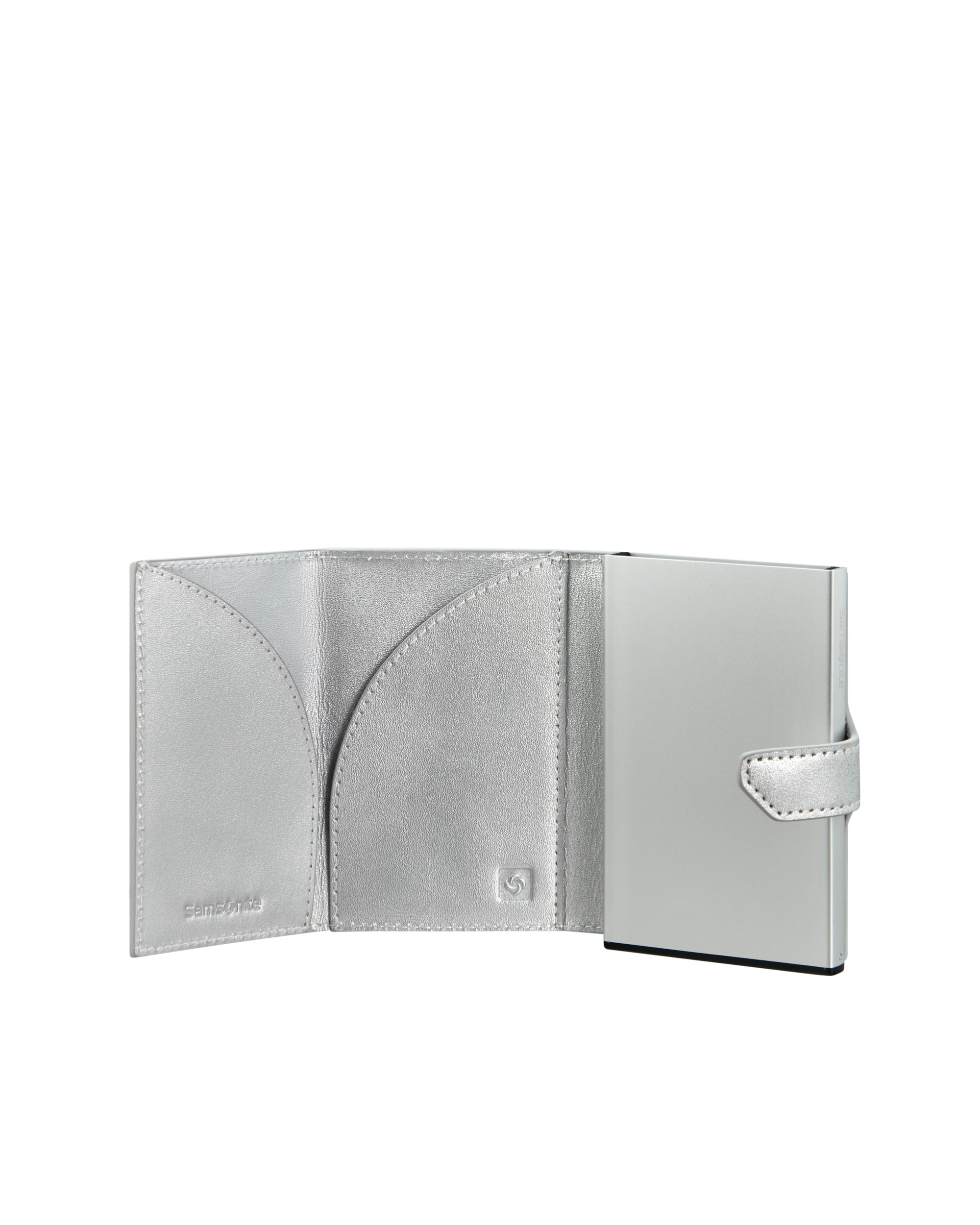 Cartera de hombre Alu Fit de piel y aluminio - Samsonite - Plata Plata-3