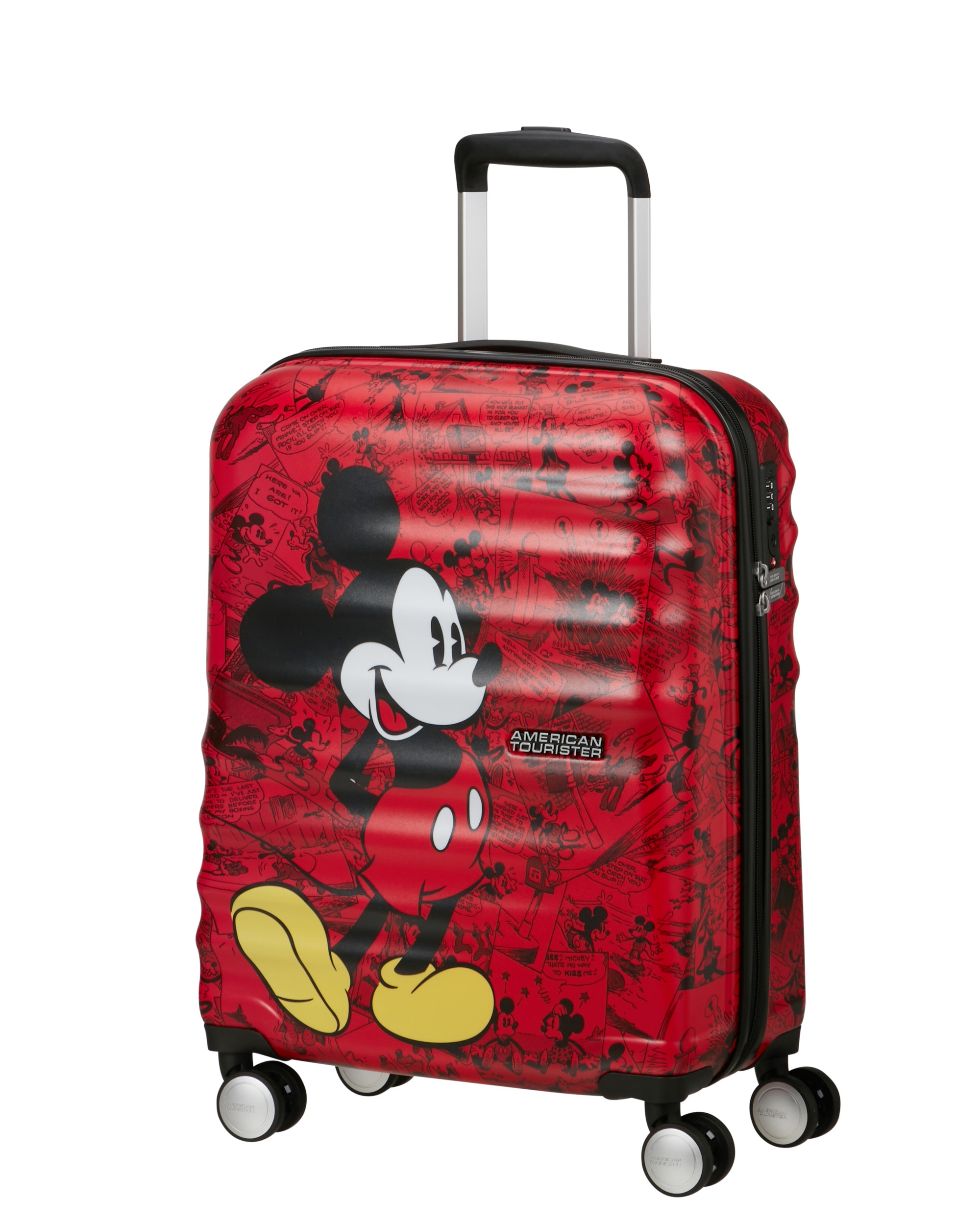 Maleta de cabina Wavebreaker Disney Spin55/20 rígida con capacidad de 36 L - American Tourister - Rojo Rojo-1