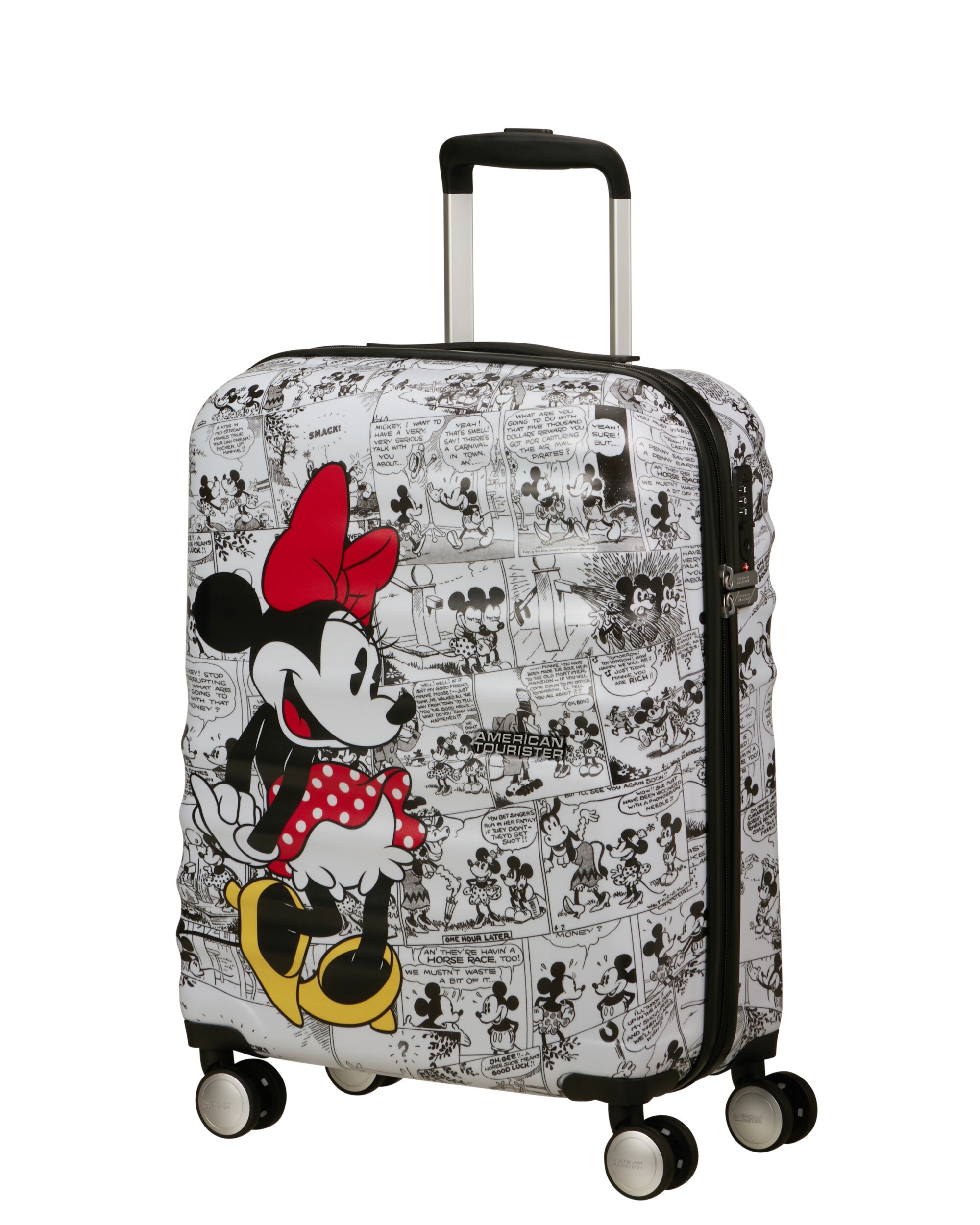Maleta de cabina Wavebreaker Disney Spin55/20 rígida con capacidad de 36 L - American Tourister - Blanco Blanco-1