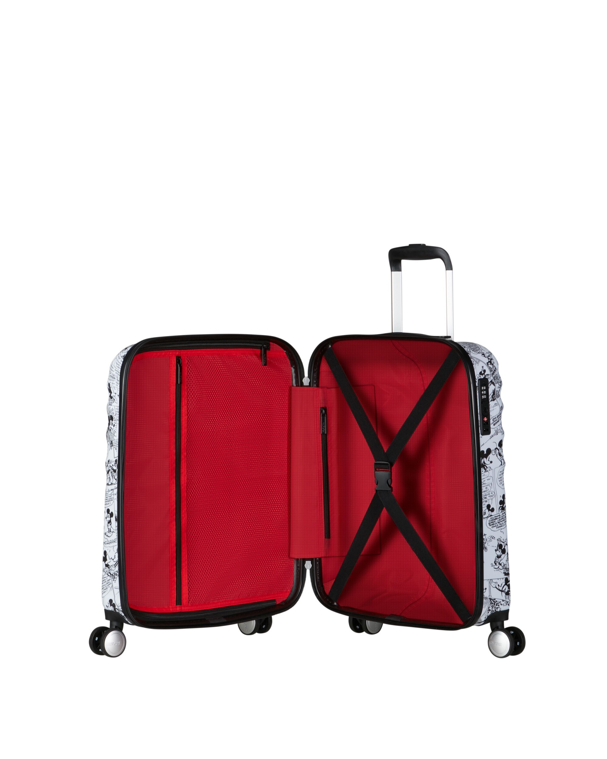 Maleta de cabina Wavebreaker Disney Spin55/20 rígida con capacidad de 36 L - American Tourister - Blanco Blanco-3