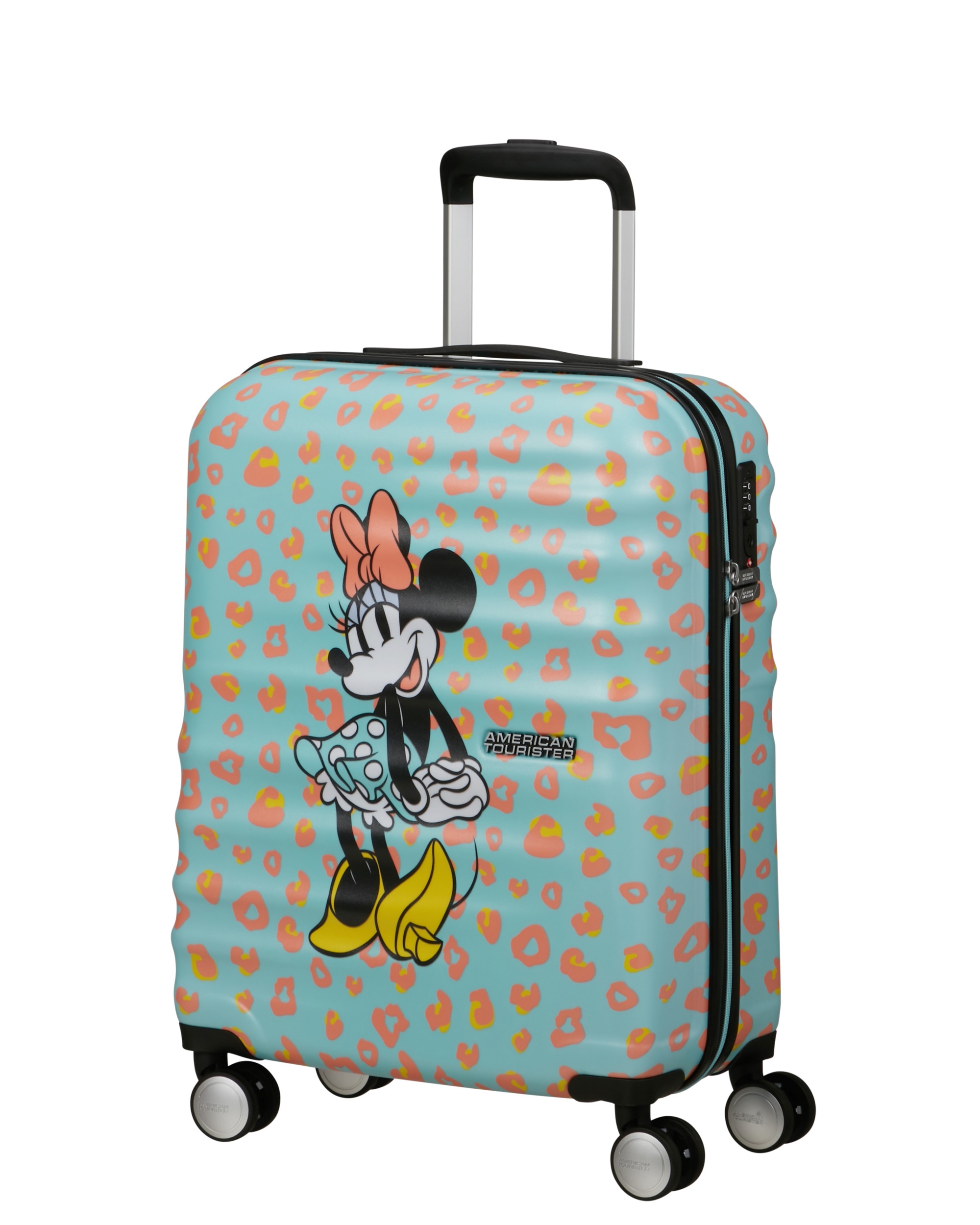Maleta de cabina Wavebreaker Disney Spin55/20 rígida con capacidad de 36 L - American Tourister - Turquesa Turquesa-1