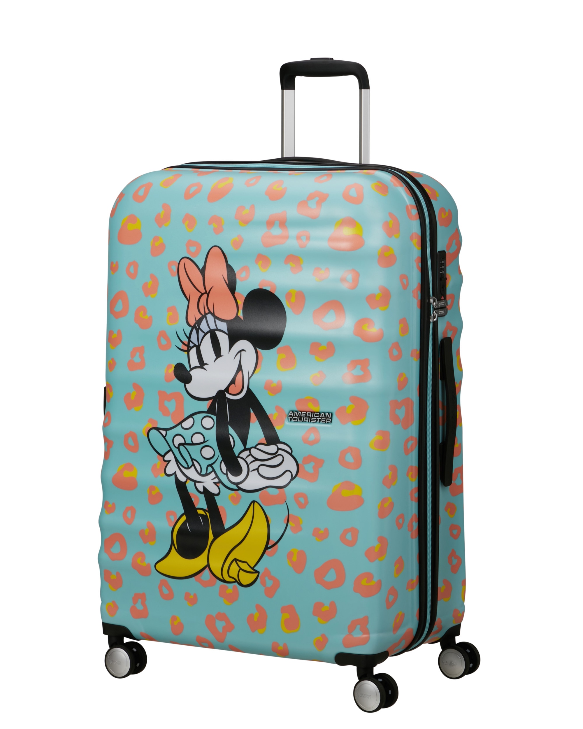 Maleta grande Wavebreaker Disney Spin.77/28 rígida con capacidad de 96 L. - American Tourister - Turquesa Turquesa-1